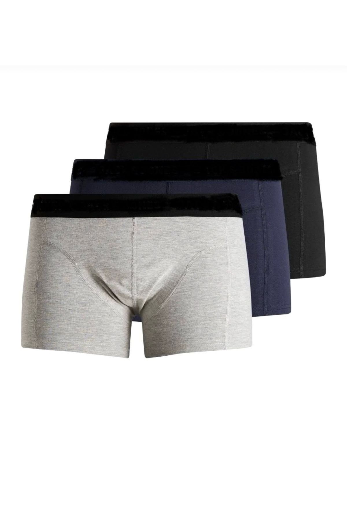 Çorap Kurdu 3’lü Pamuklu Likralı Esnek Kumaş Premium Erkek Boxer