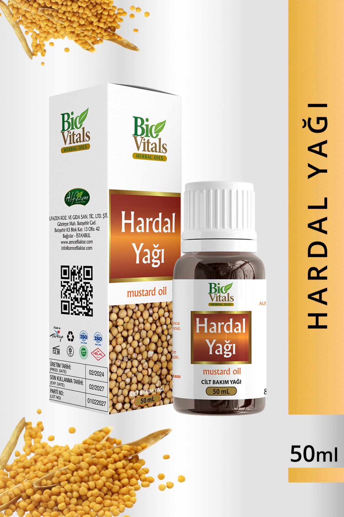 Bio Vitals Hardal Yağı 50 ml