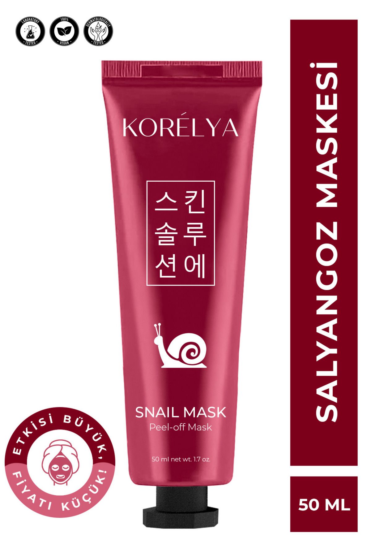 KORELYA Soyulabilir Salyangoz Maskesi - Peelable Snail Mask 50 ml