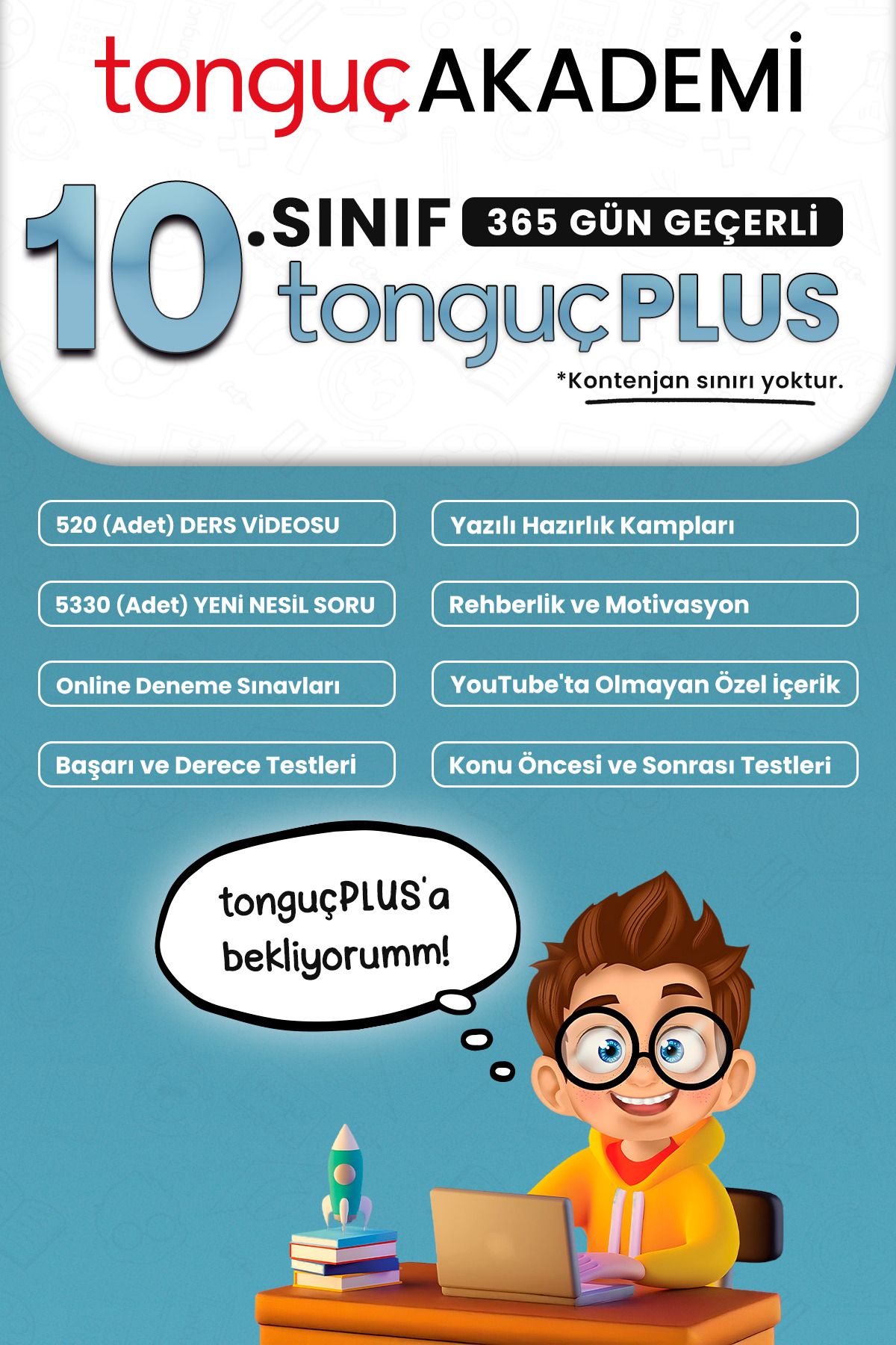 Tonguç Yayınları 10. Sınıf tonguçPLUS Üyeliği