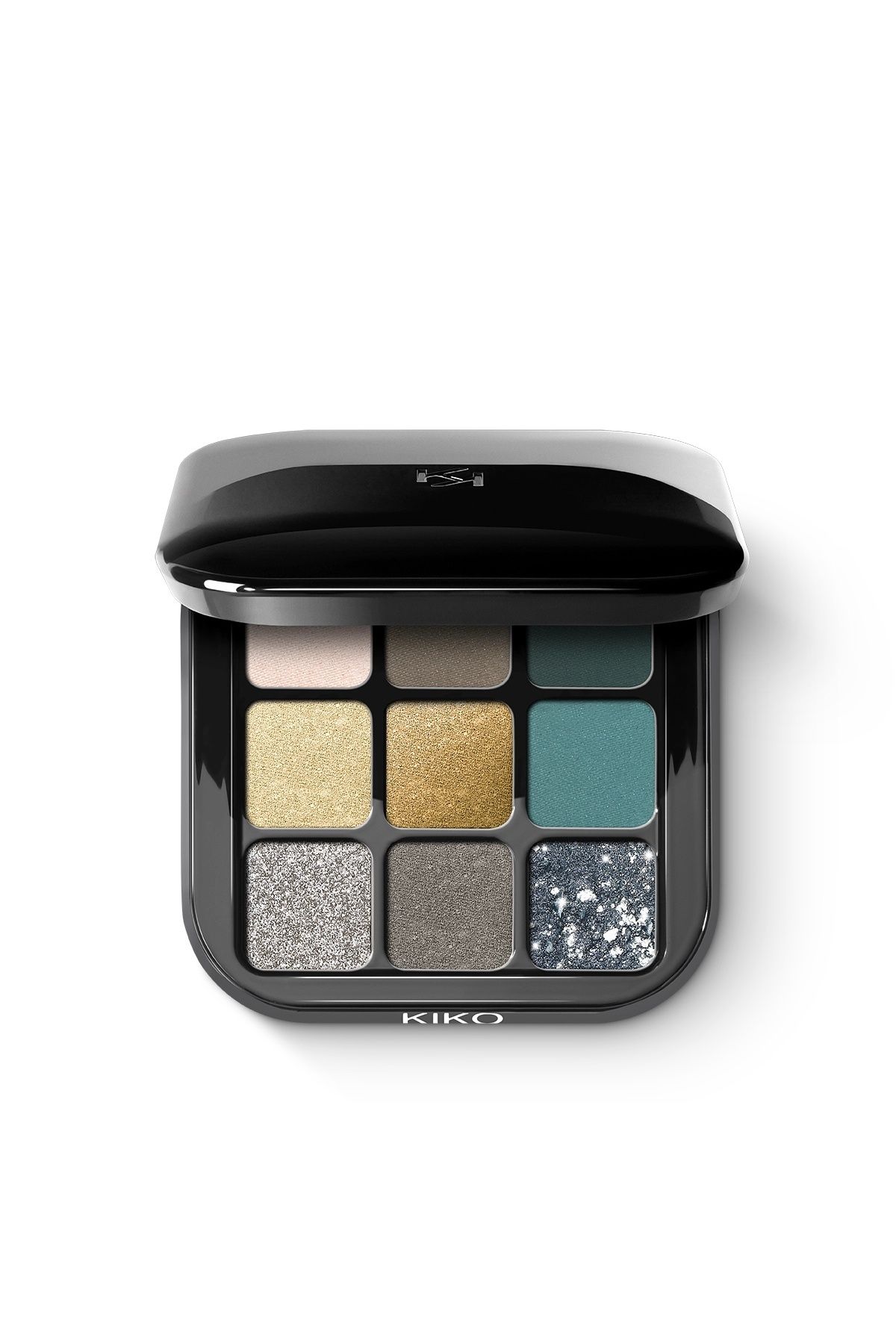 KIKO Göz Farı Paleti - New Glamour Multi Finish Eyeshadow Palette 06 Green Vibes