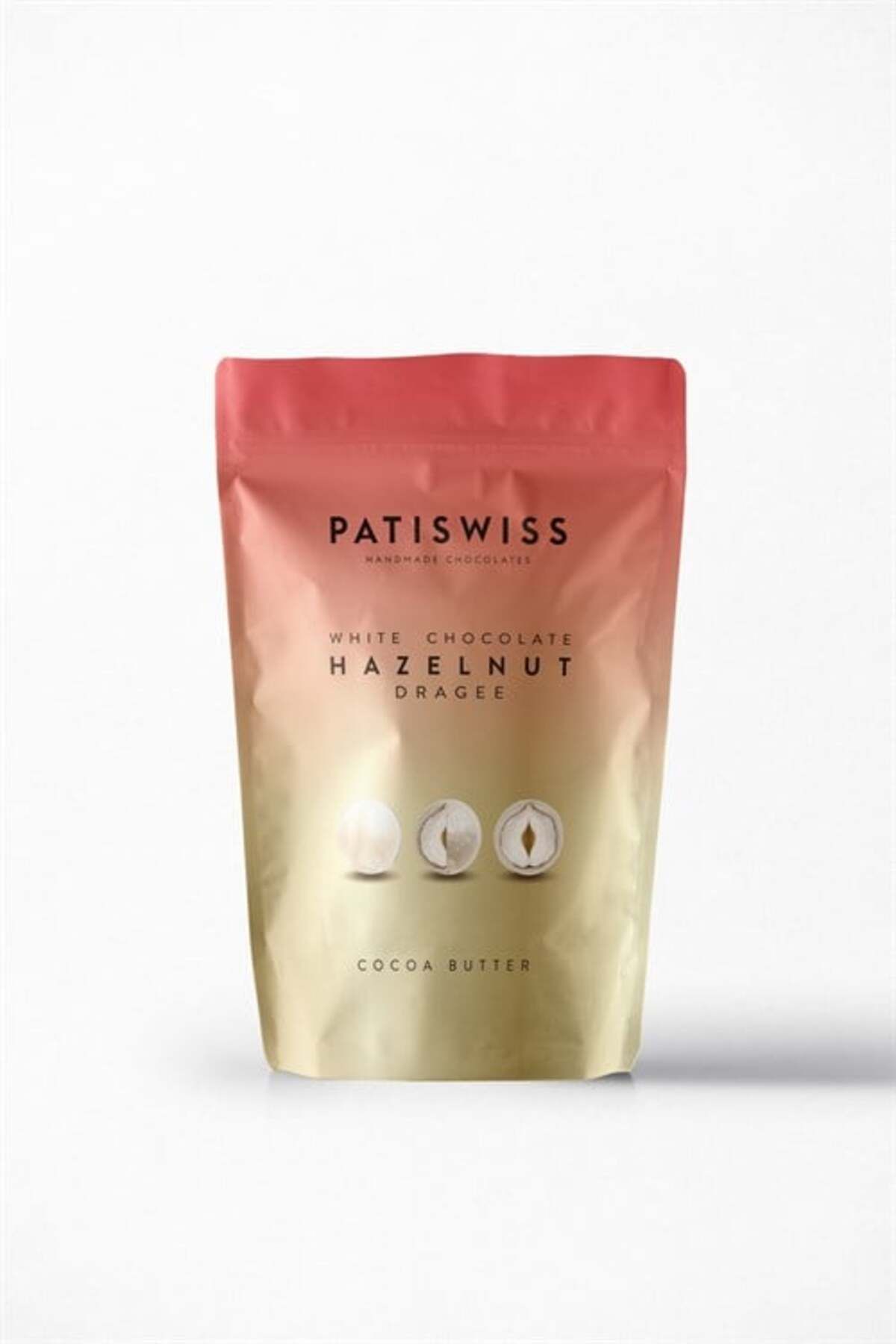Patiswiss Beyaz Çikolatalı Fındık Draje, 80g