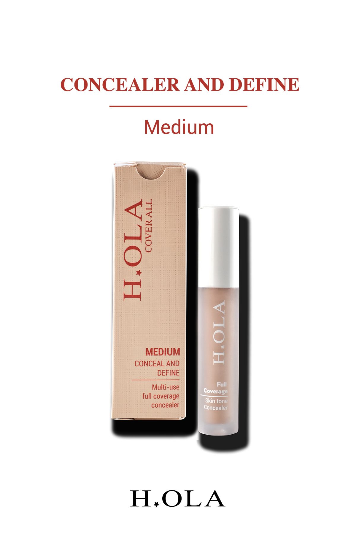 h.OLA Cover All Yoğun Kapatıcı | Full Coverage Concealer -medium