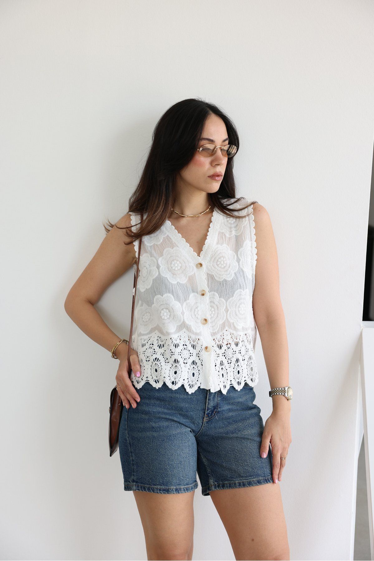 Özge Özgenç Basic Denim Şort