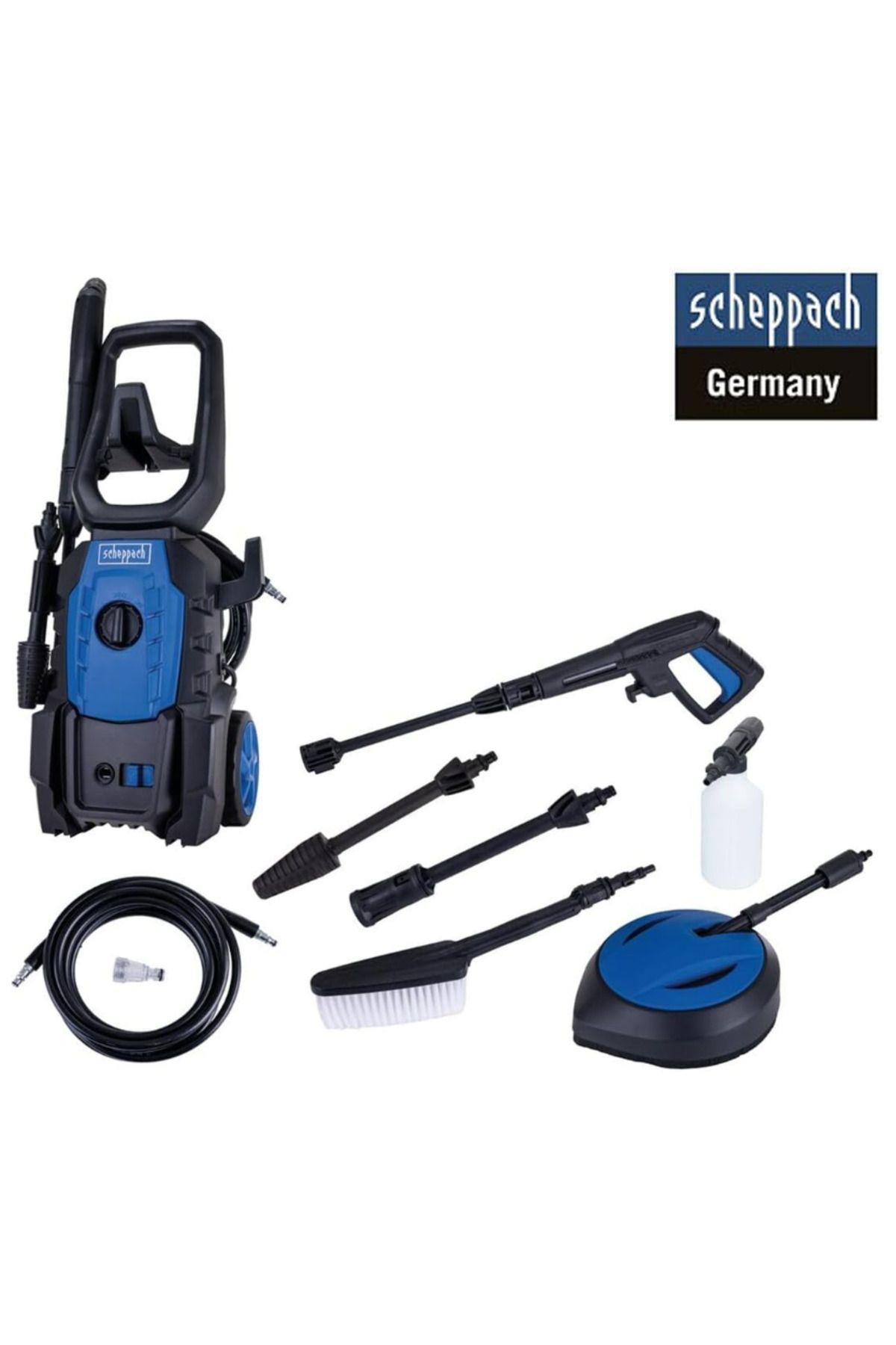 Scheppach Hpc1600 Kit Yüksek Basınçlı Yıkama Makinası 135 Bar 1600w