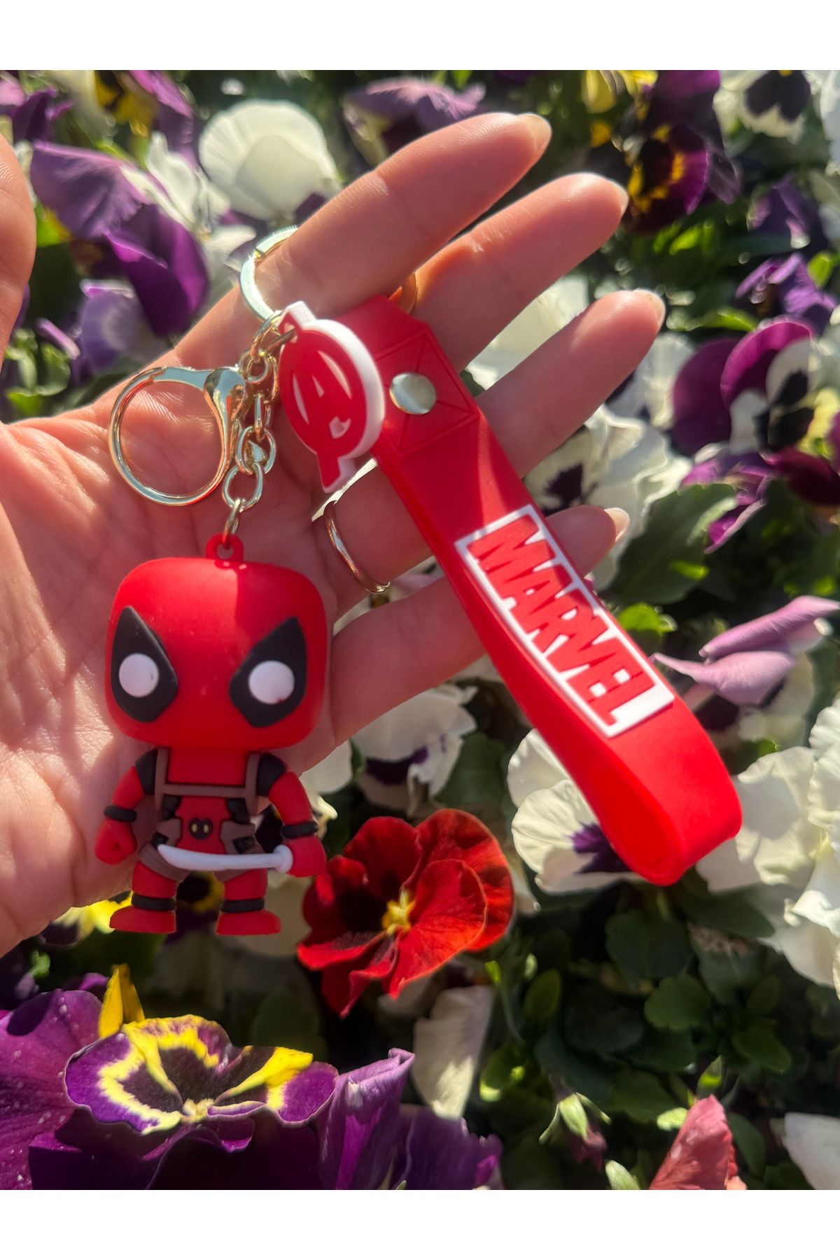 3D Deadpool Anahtarlık