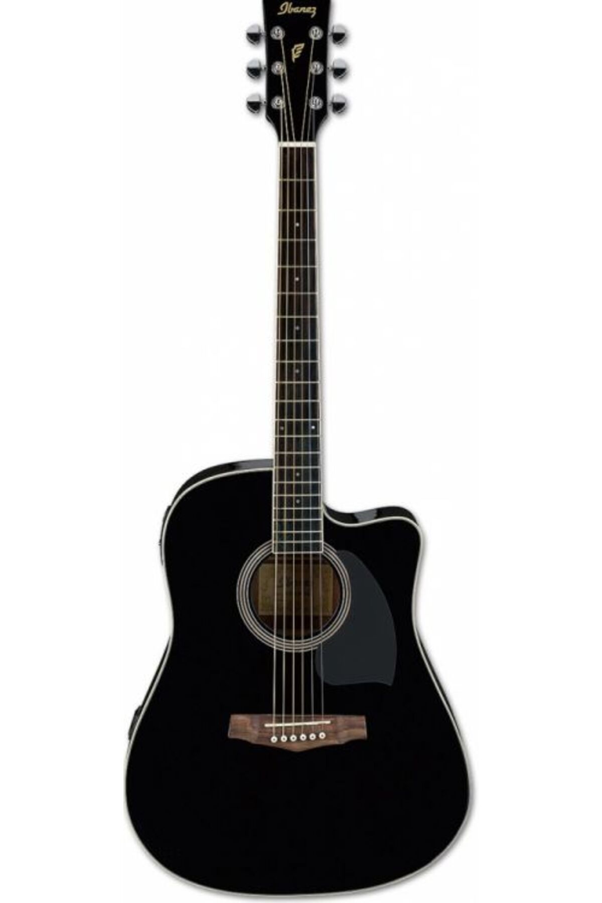Ibanez Pf15ece-bk Elektro Akustik Gitar