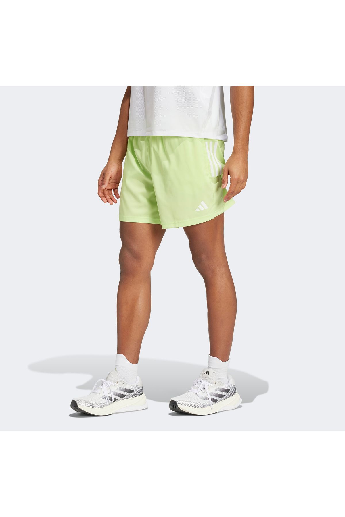 adidas Own The Run Erkek Yeşil Koşu Şortu