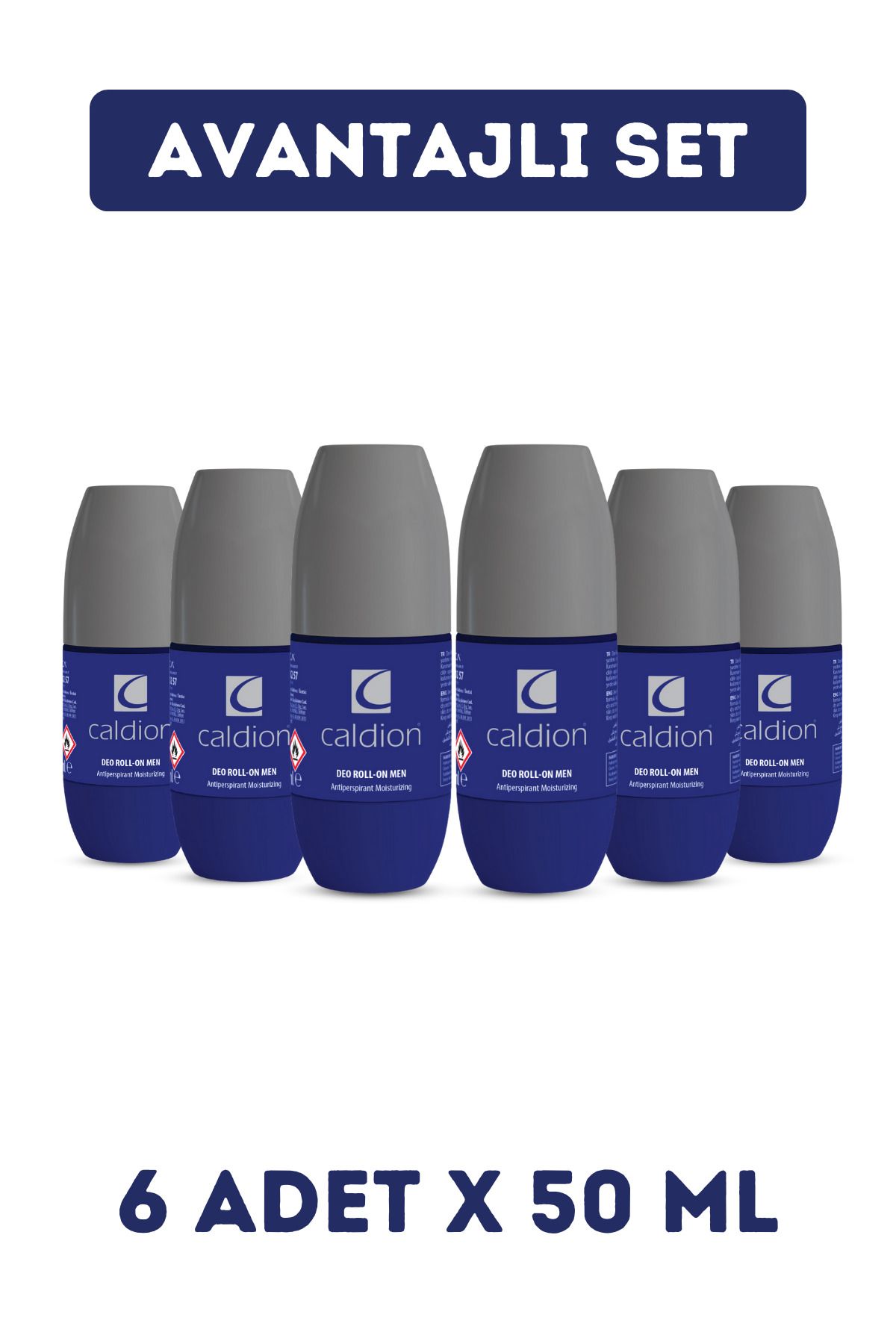 Caldion Classic Erkek Roll On ( 6 Adet X 50 ml )