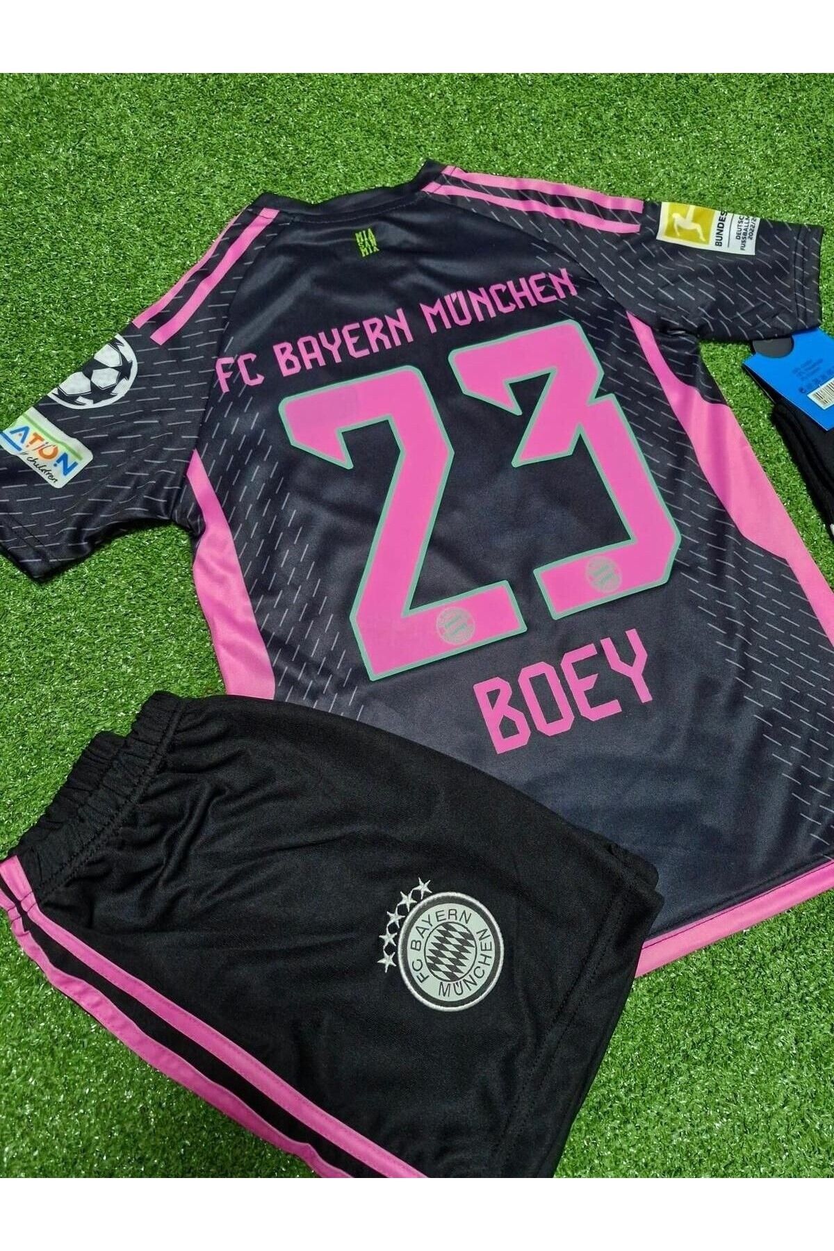 BYSPORTAKUS B.a.y.e.r.n/M.ü.n.i.h 2023/24 Yeni Sezon S. B.o.e.y Deplasman Çocuk Forması 4'lü
