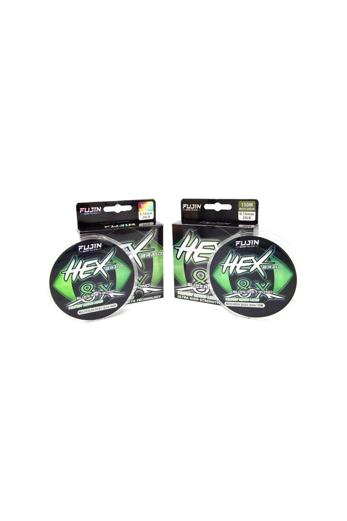 Fujin Balık Av Dünyası Hex Braid 8x 150mt Multi Color Pe Örgü Ip