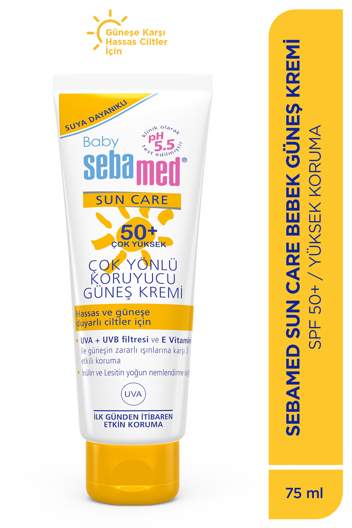 Sebamed Baby SPF 50+ Çocuk Güneş Kremi 75 ml - E Vitamini ve Çok Yönlü Koruma