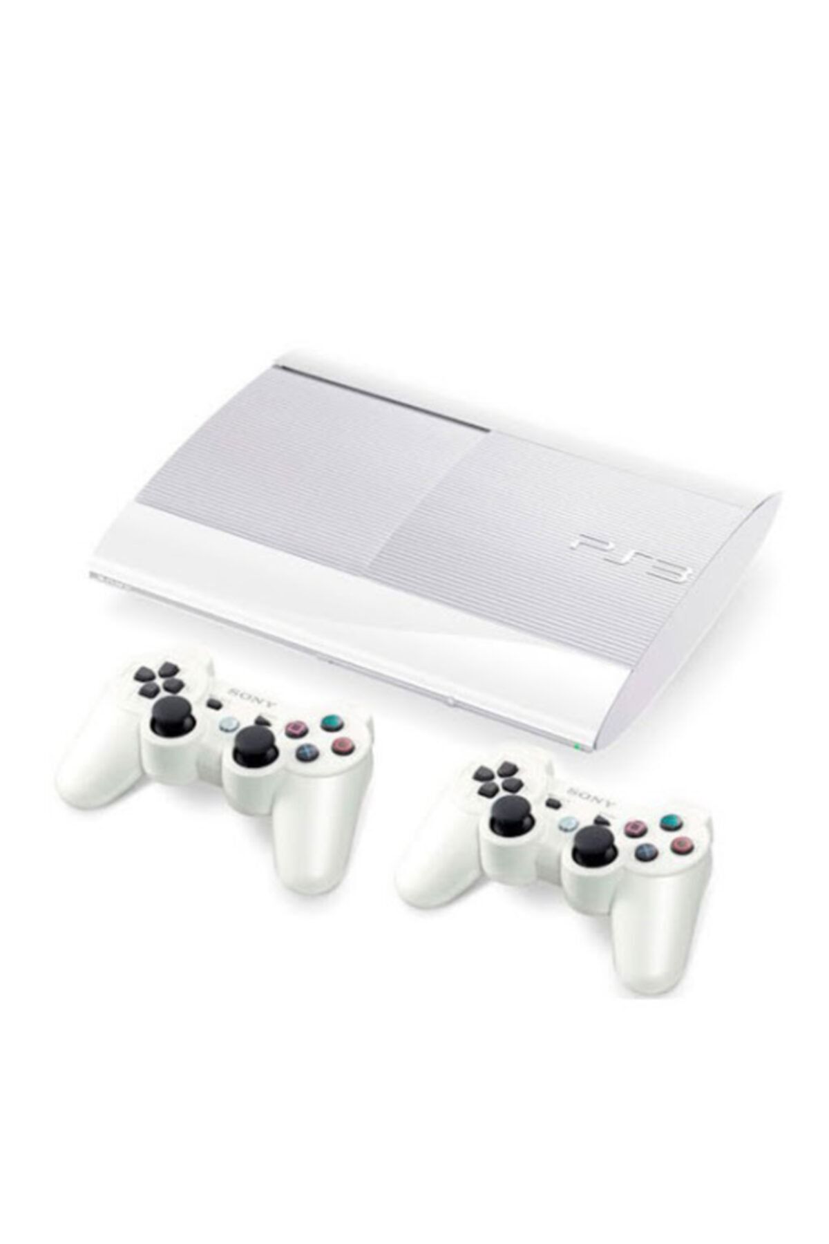 Sony Ps3 500 Gb Süperslim Beyaz 2 Adet Kol 60 Oyun 12 Ay Garanti (teşhir)