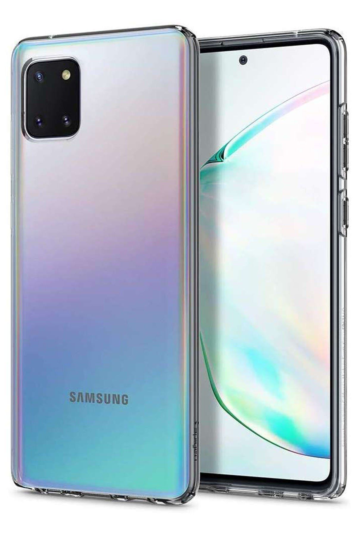 Samsung Ankacep Galaxy A81 / Note 10 Lite Kılıf Lüx Şeffaf Silikon