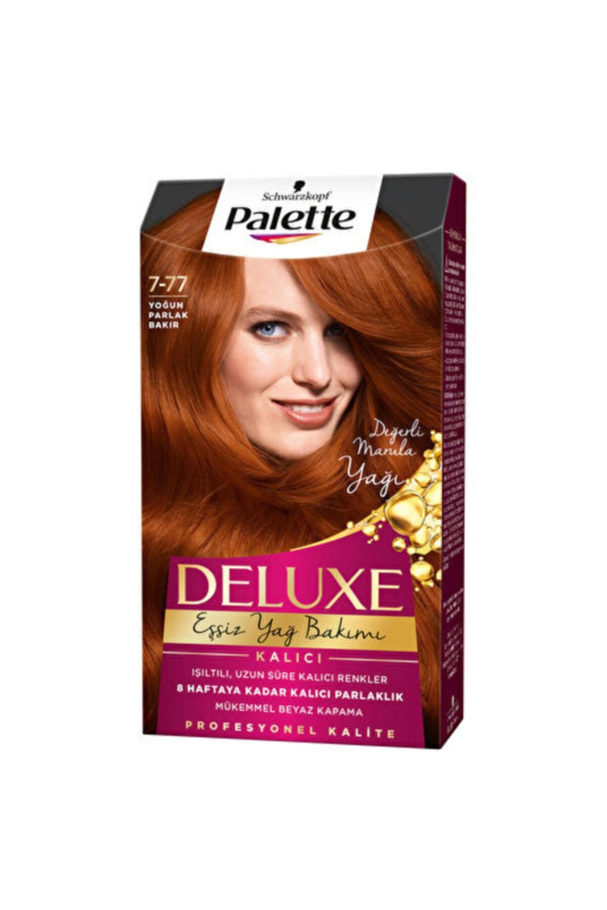 Palette Deluxe Saç Boyası Yoğun Bakır No: 7-77 50 Ml
