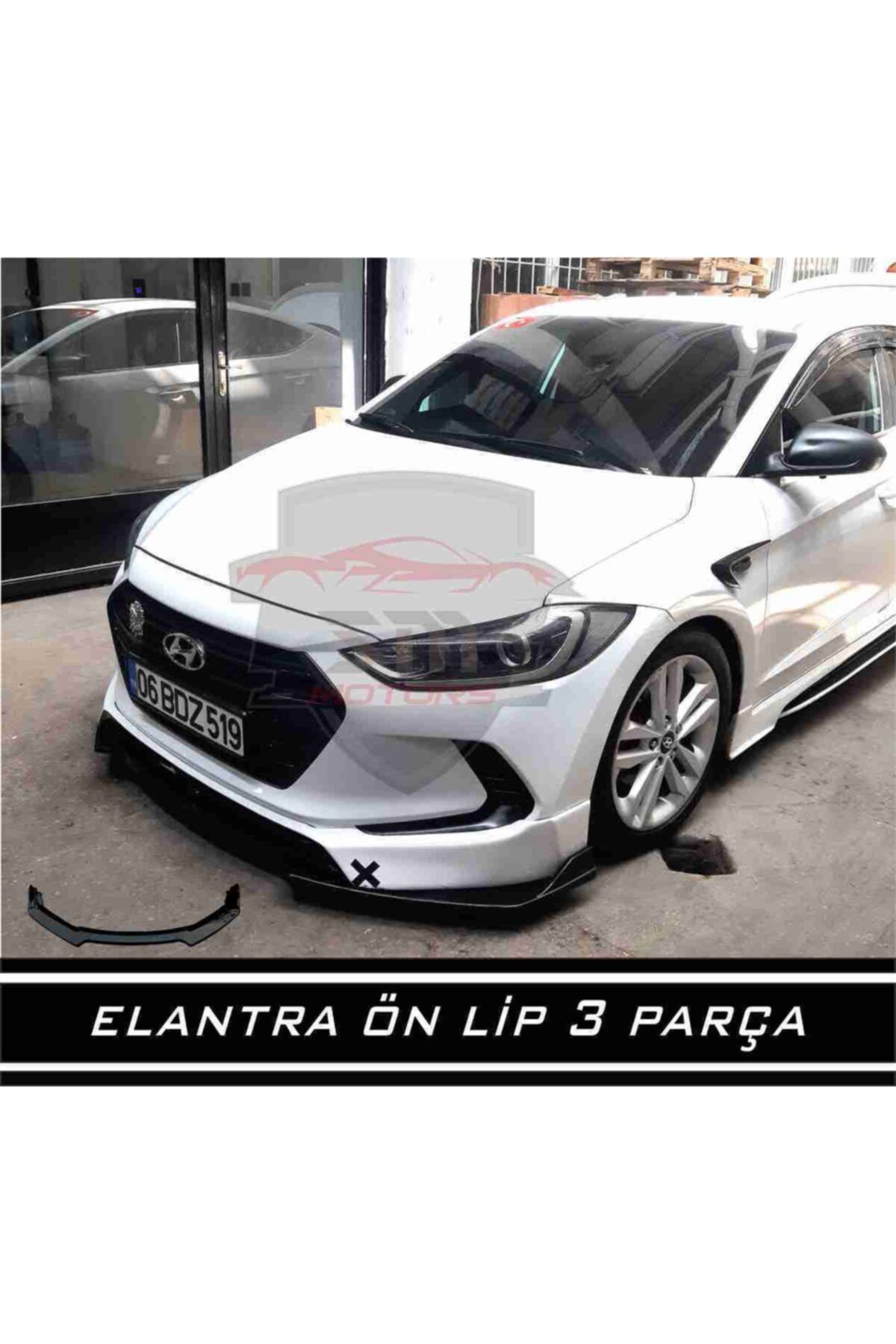 Sm Motors Hyundai Elantra Ön Tampon Eki Bodykit Karlık 3 Parça Lip