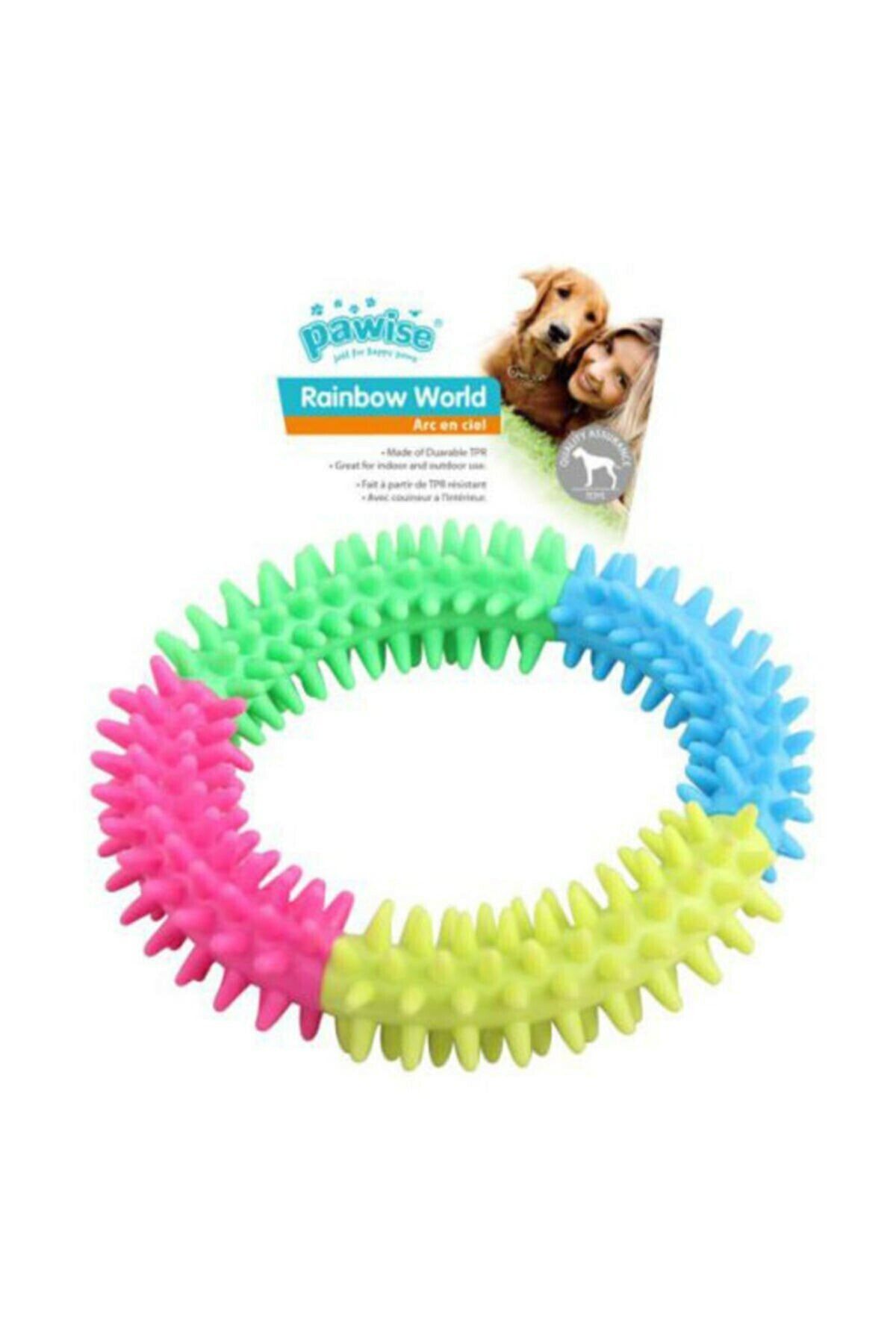 Genel Markalar Rainbow Köpekler Için Diş Kaşıma Oyuncağı Large