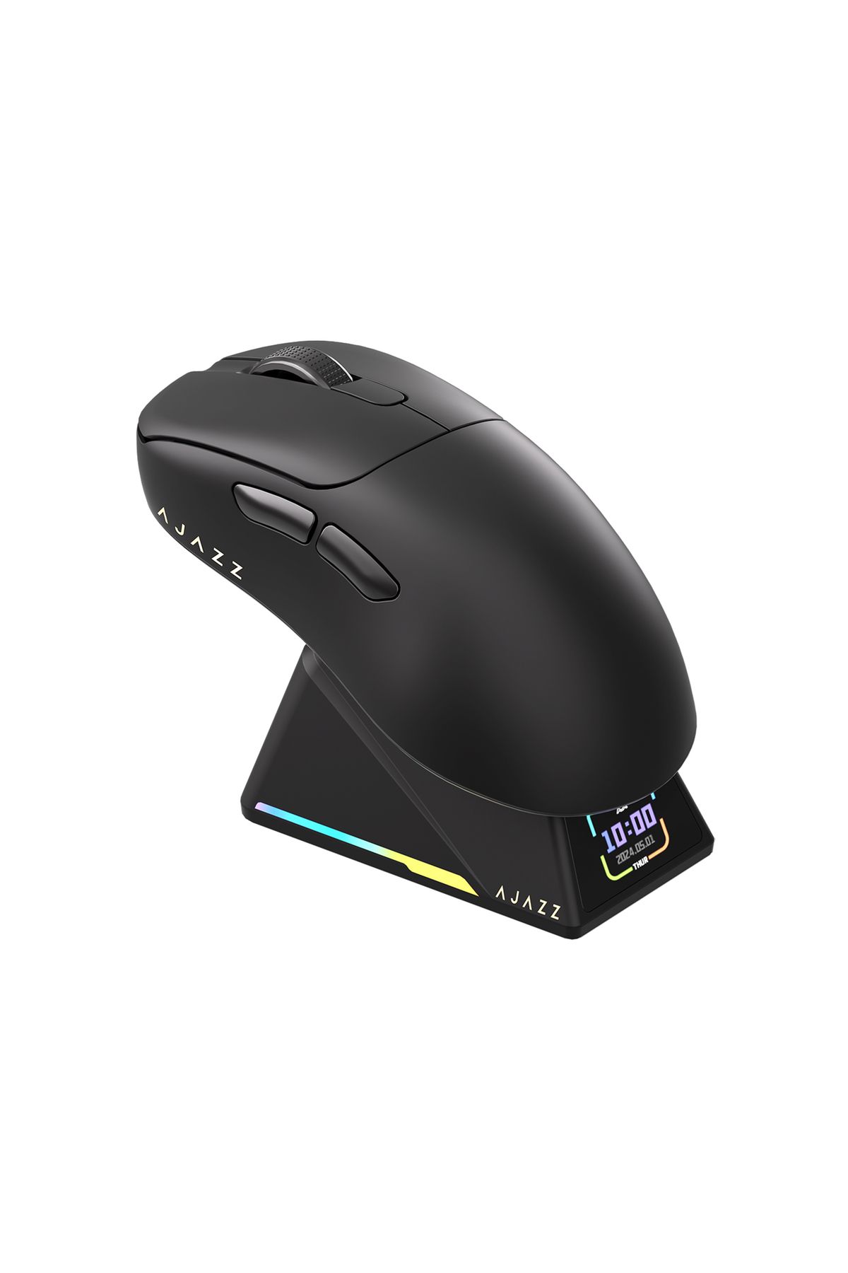 Ajazz Aj179 Apex 8.000 Hz-30.000 DPI, Huano Optik Sensör-RGB Manyetik Ekranlı Şarj Doku