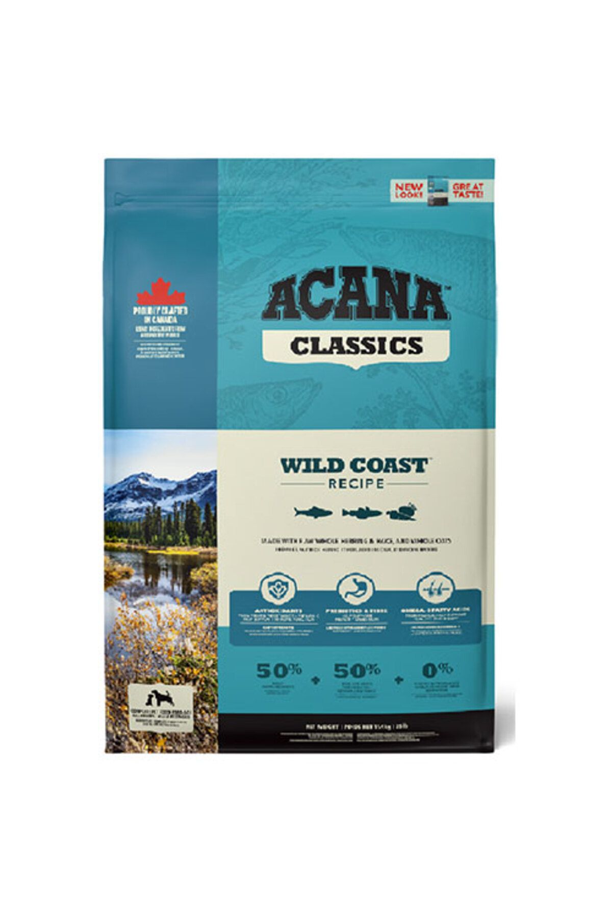 Acana Classics Wild Coast Balıklı Düşük Tahıllı Köpek Maması Tüm Irk Ve Yaşam Evreleri 9,7 Kg