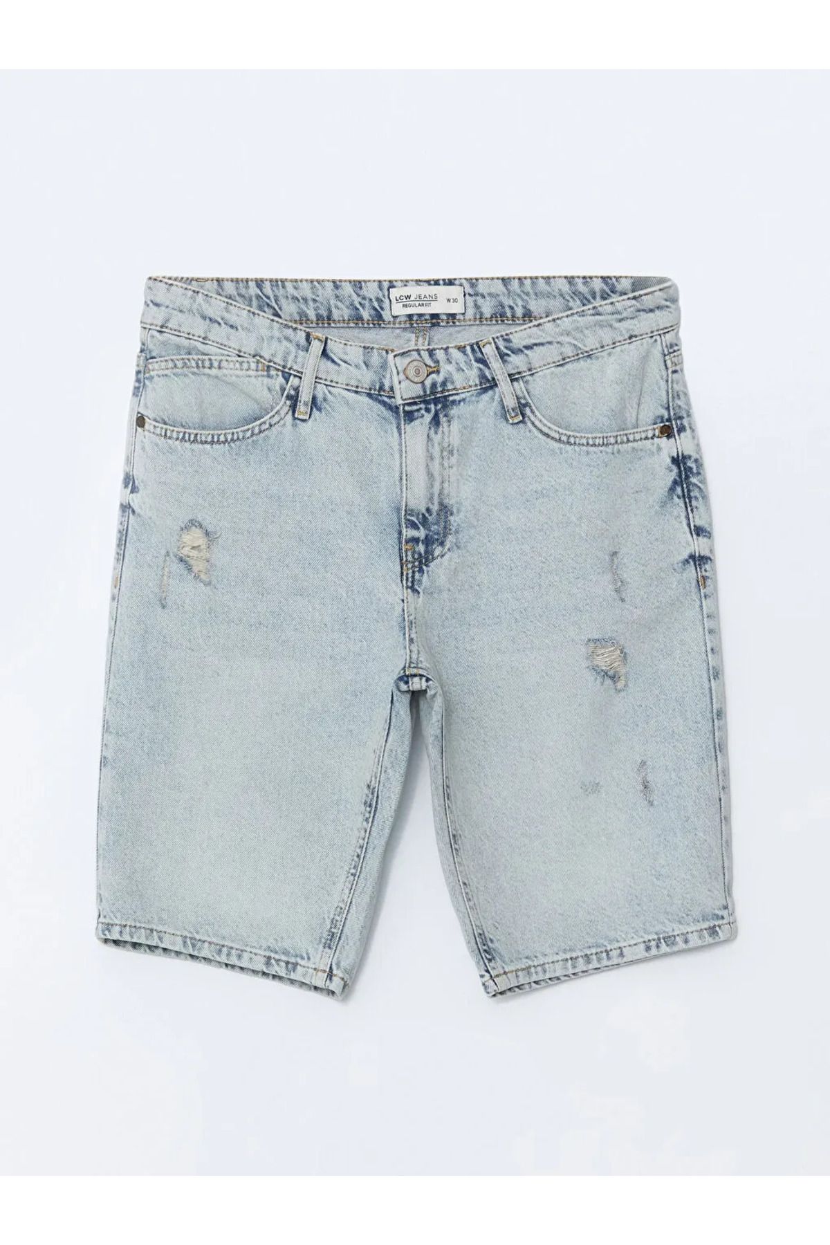 LC Waikiki LCW Jeans Indigo Standart Kalıp Erkek Jean Şort