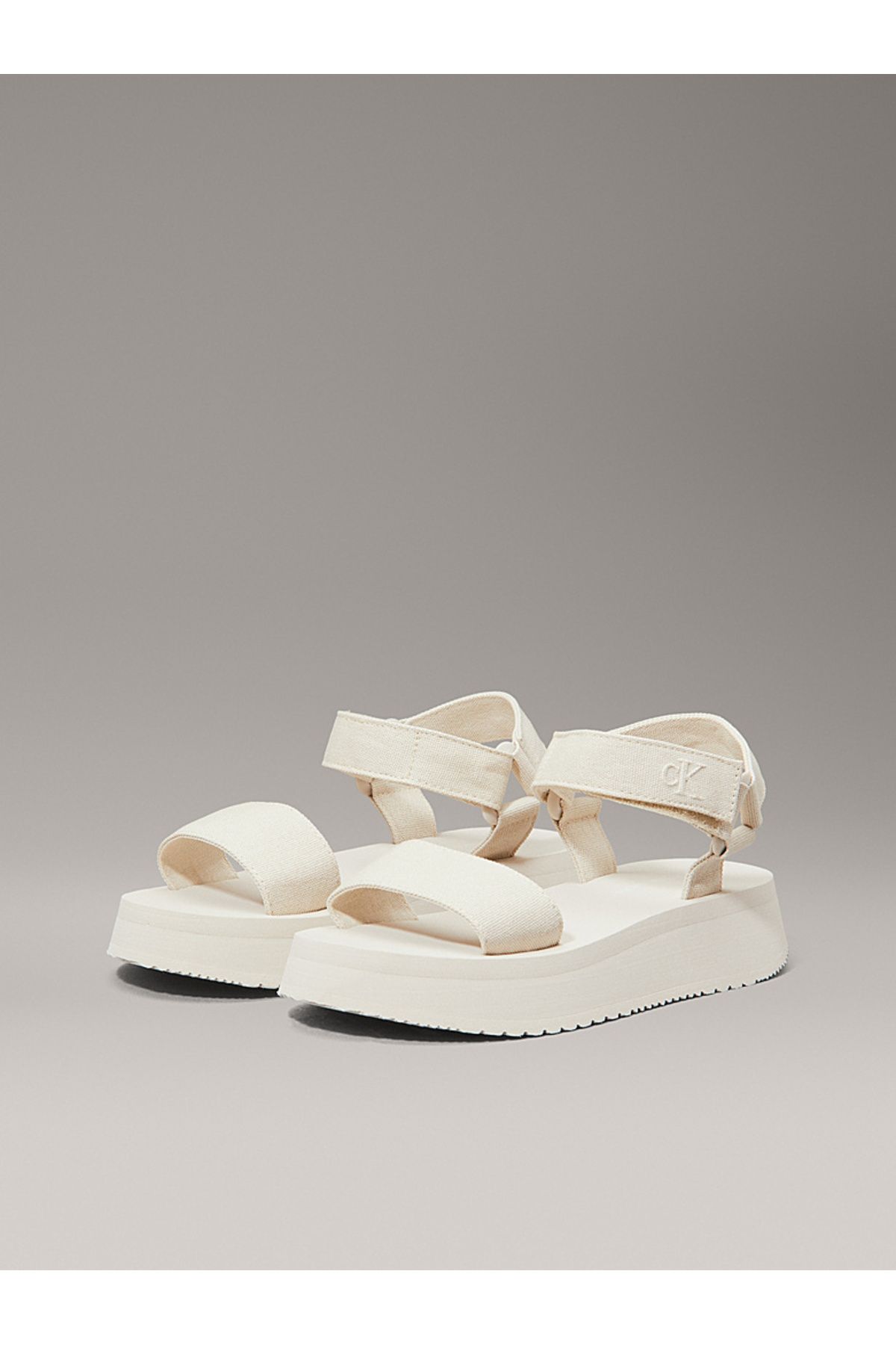Calvin Klein Canvas Platform Sandals