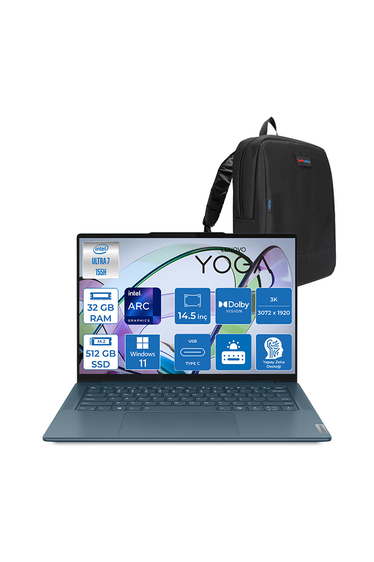 Yoga Pro 7 14IMH9 Ultra 7 155H 32GB 512GBSSD 14.5
