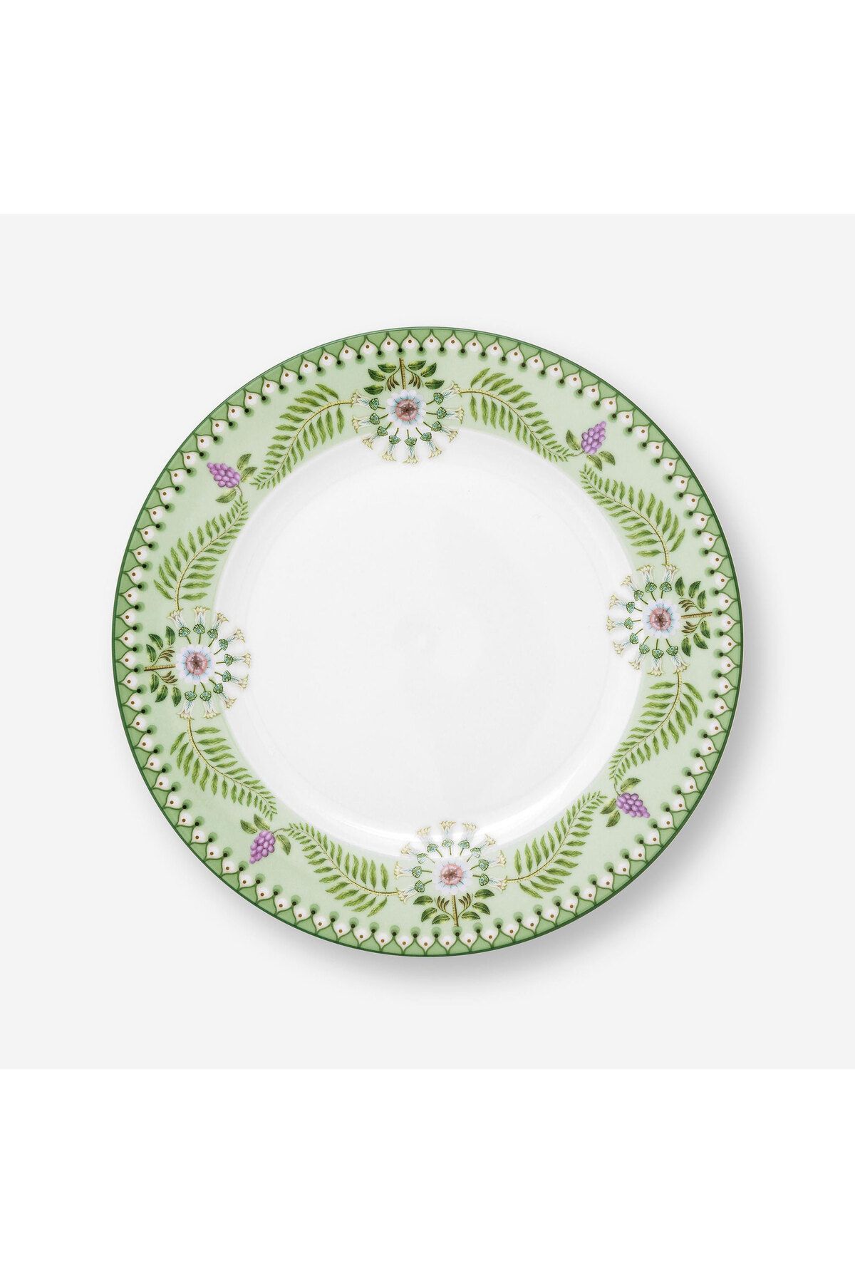 Pip Studio Lily & Lotus Yeşil Porselen Kahvaltı Tabağı 23 Cm
