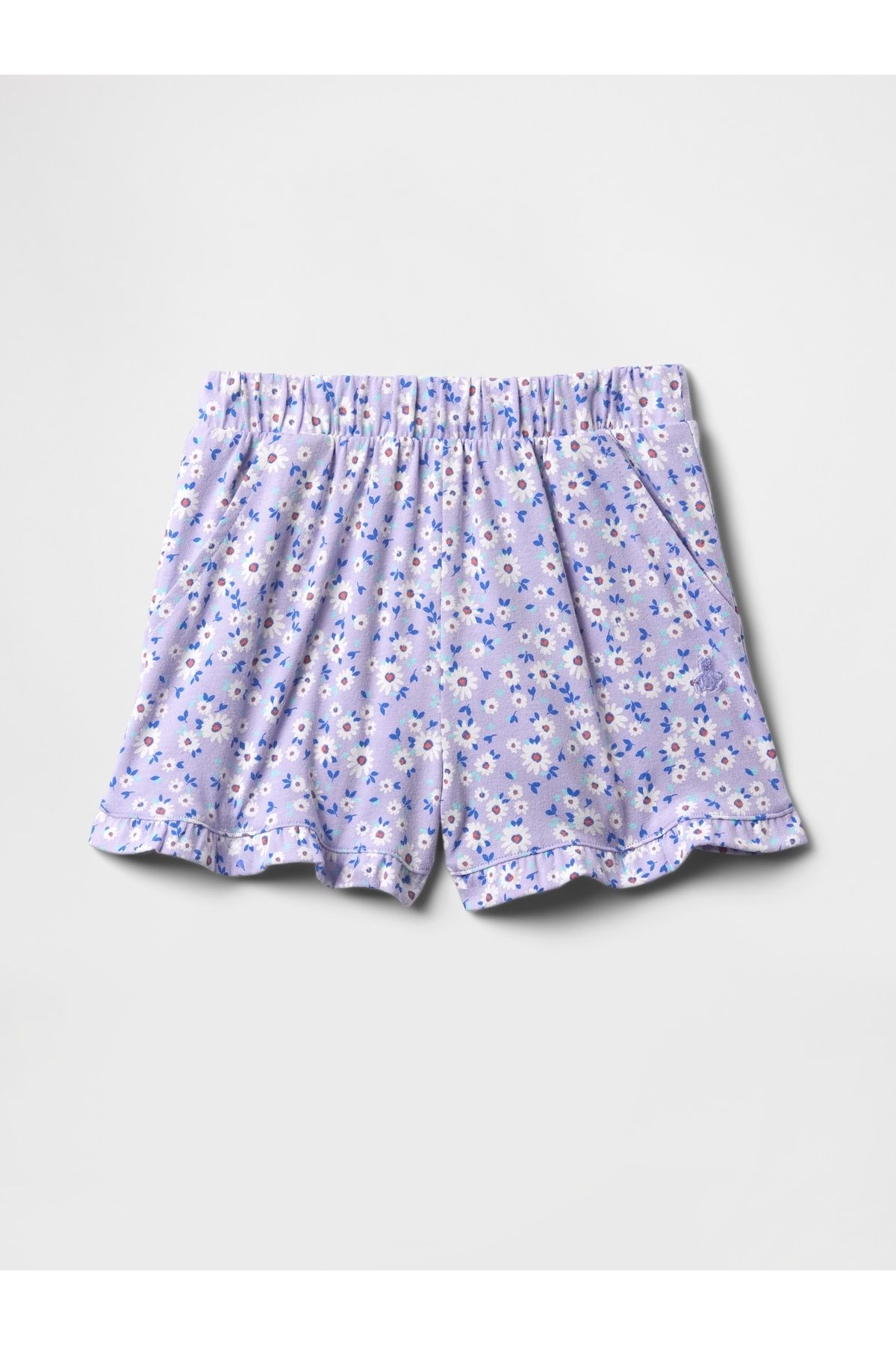 GAP Kız Bebek Mor Mix & Match Ruffle Şort