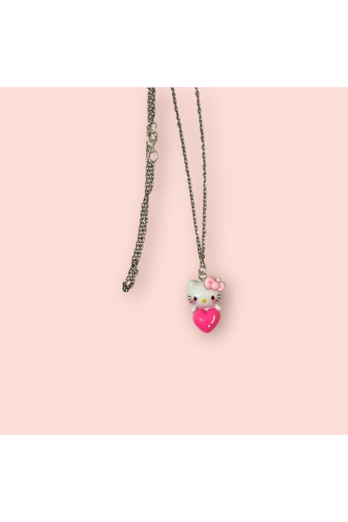 Hello Kitty Çelik Kararmaz Kolye