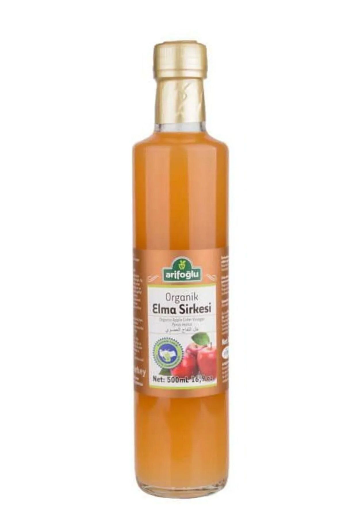 Arifoğlu Organik Elma Sirkesi 500ml Doğal Fermantasyon