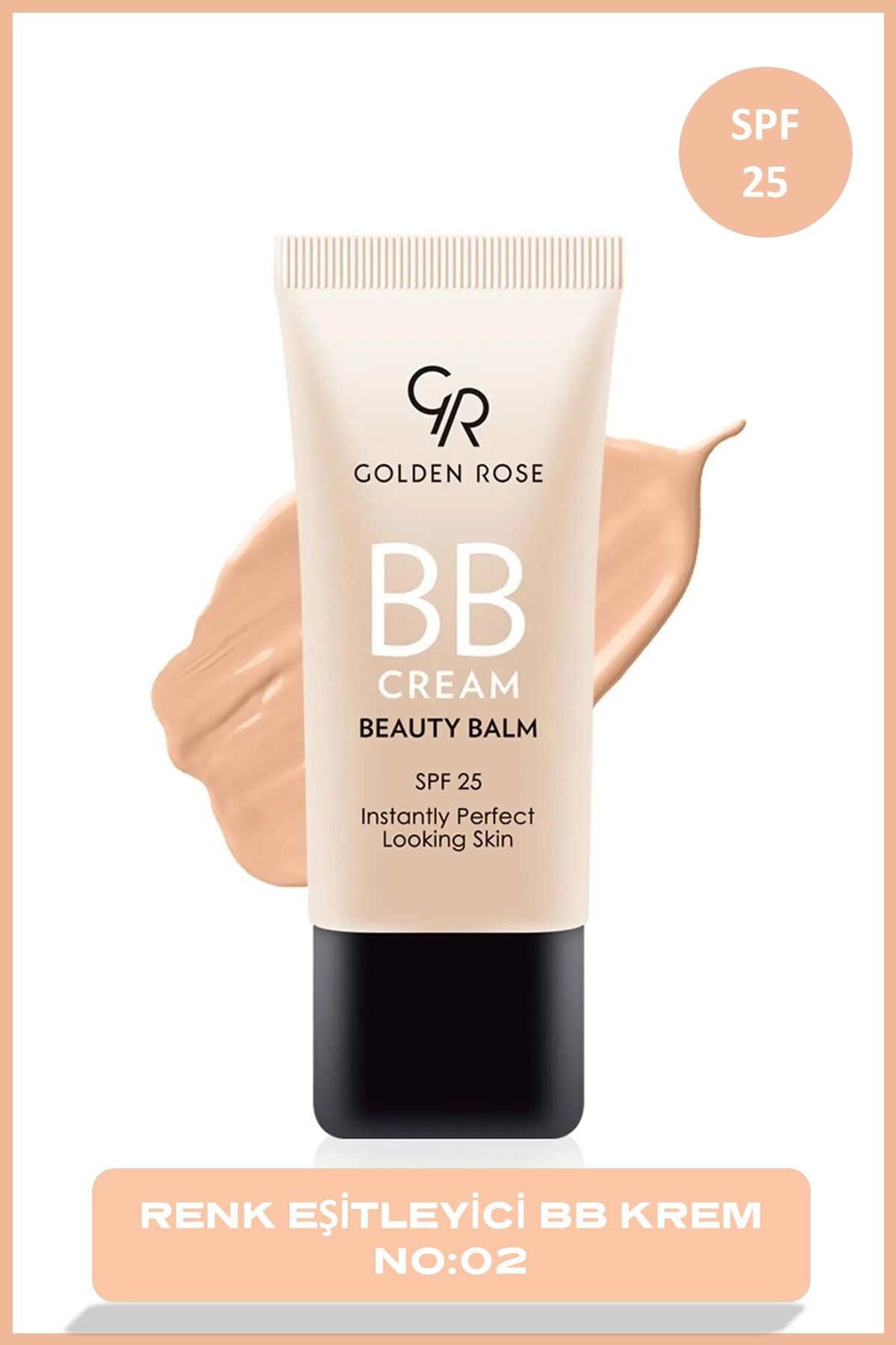 Golden Rose Bb Cream Beauty Balm No: 02 Fair - Renk Eşitleyici Bb Krem - 8691190070489