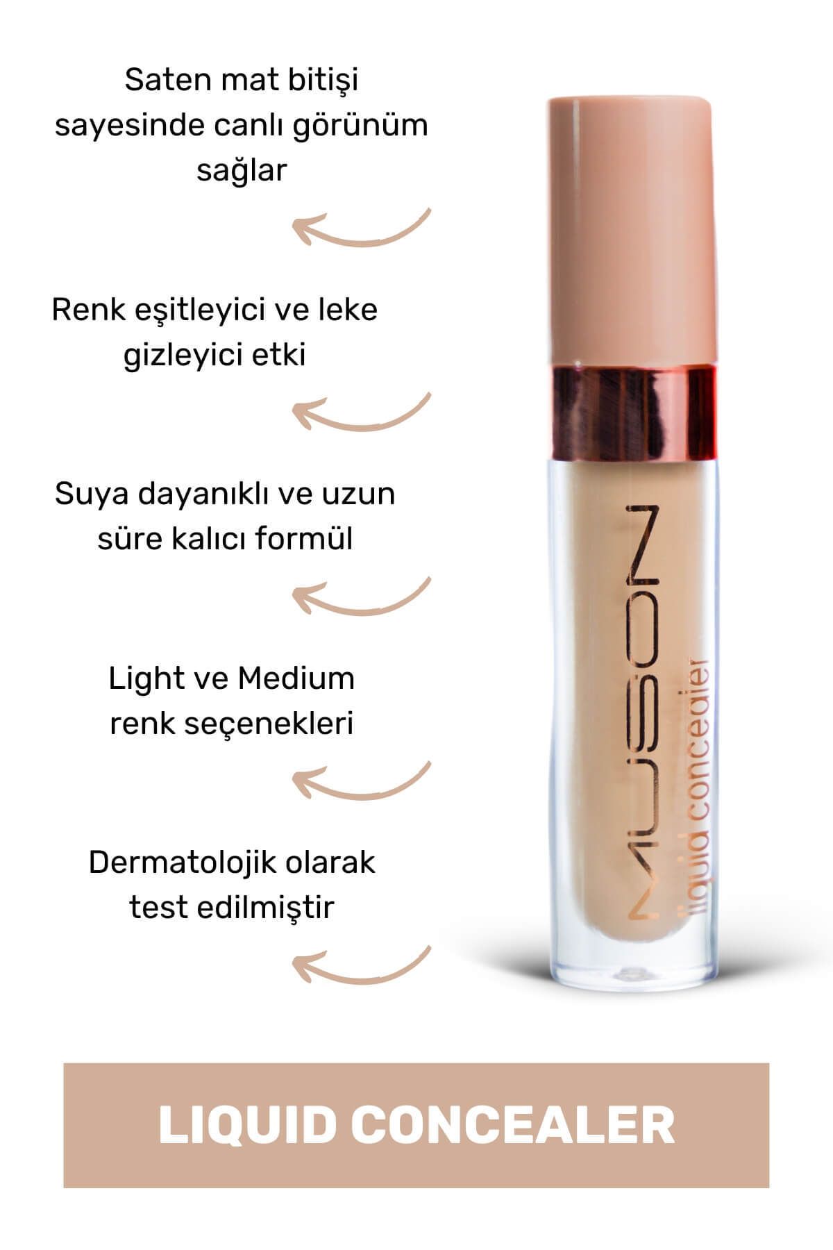 Muson Liquid Concealer 6 ml - Light
