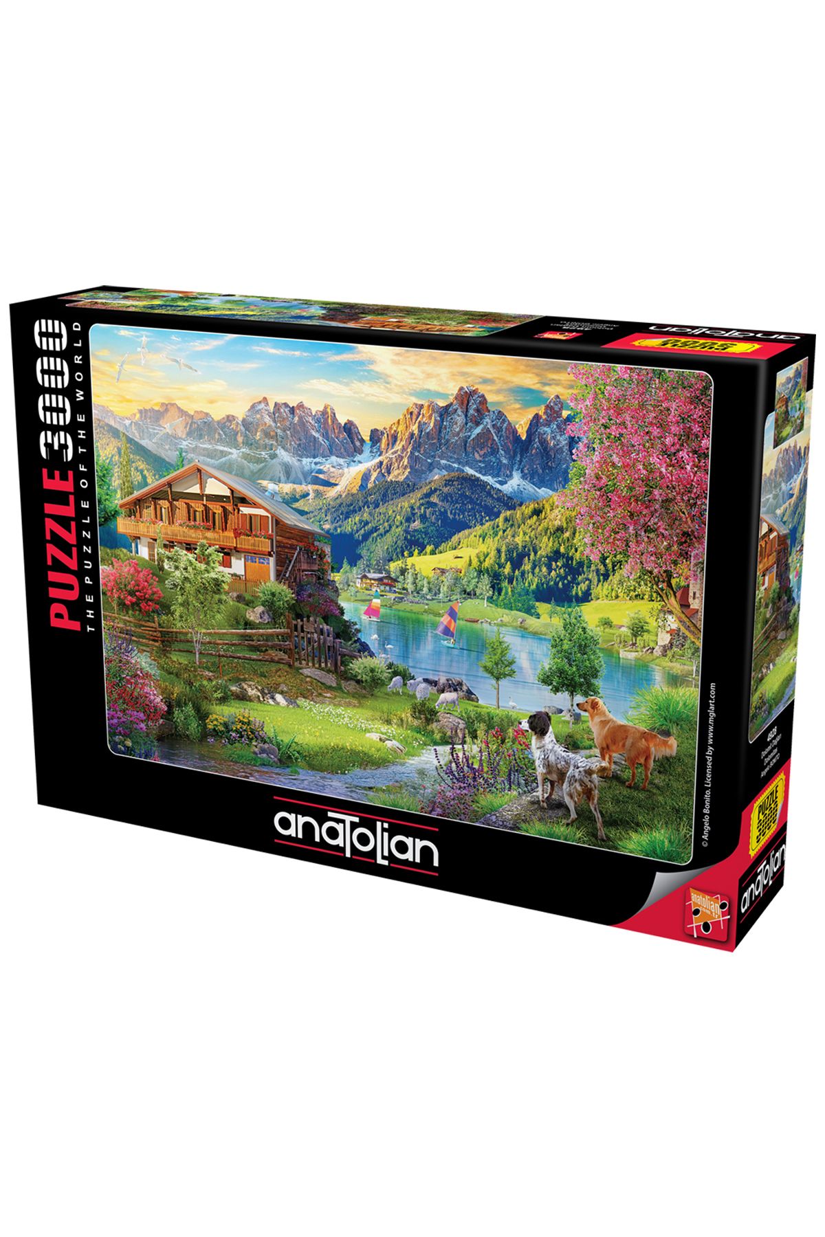 Anatolian Puzzle 3000 Parça Yapboz Puzzle - Dolomit Dağları 4928