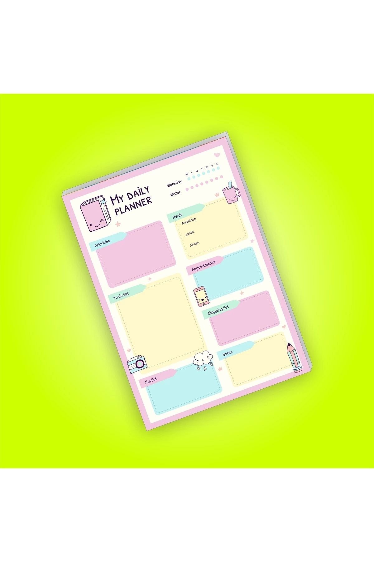 Ceres Studio Günlük Planlayıcı | Daily Planner | Notepad | Notebook | Not Defteri | A5 Bloknot