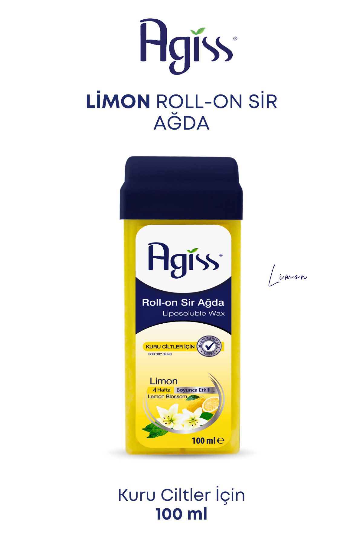 AGISS Roll-on Sir Ağda Kuru Ciltler 100 ml