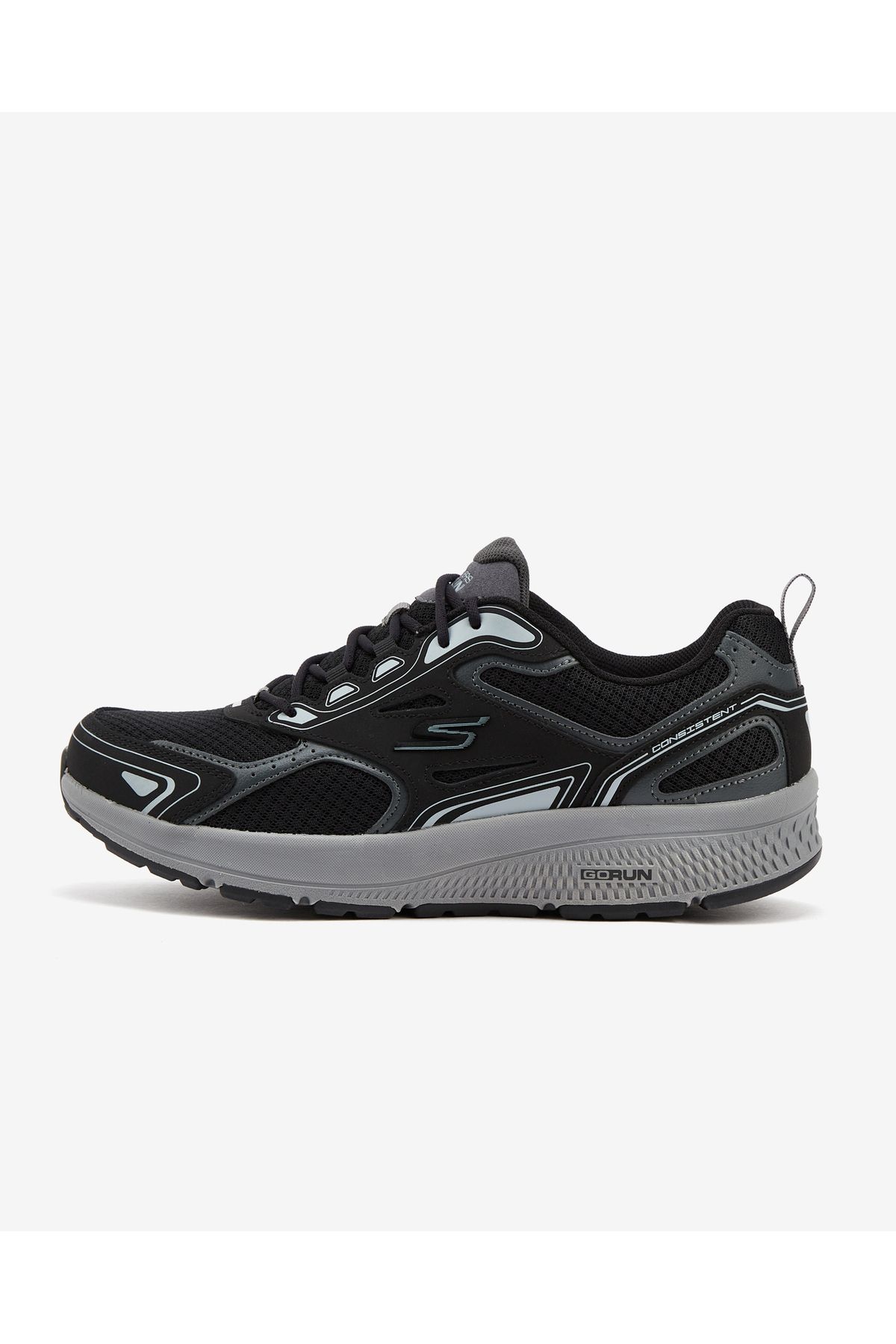 Skechers Go Run Consistent - Erkek Siyah Koşu Ayakkabısı 220034 Bkgy