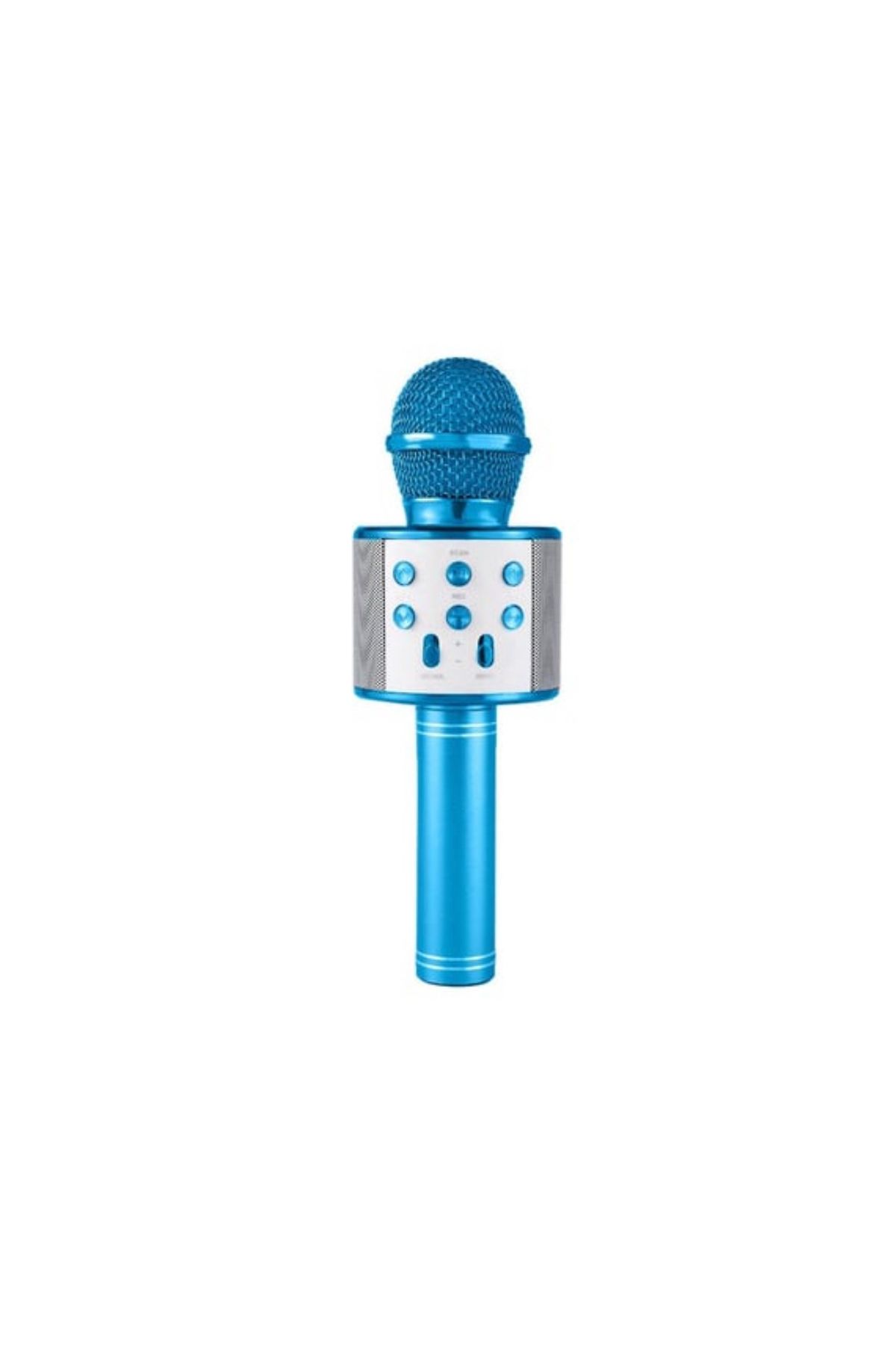 10numara Karaoke Mikrofon Dahili Hoparlörlü Usb Flash Tf Kart Destekli Ses Değiştirme Efektli Çocuk Mikrofonu