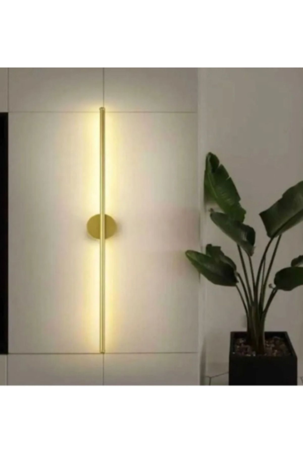 retro home design Eskitme Pilli 70cm Tak Çalıştır Pil Dahil Duvar Aplik Günışığı 3000k (1 ADET)