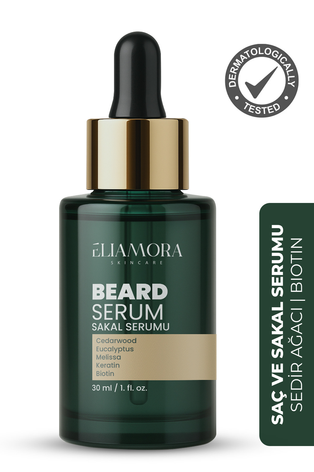 eliamora Saç ve Sakal Bakım Serumu 30 ml - Doğal ve Sağlıklı Bakım