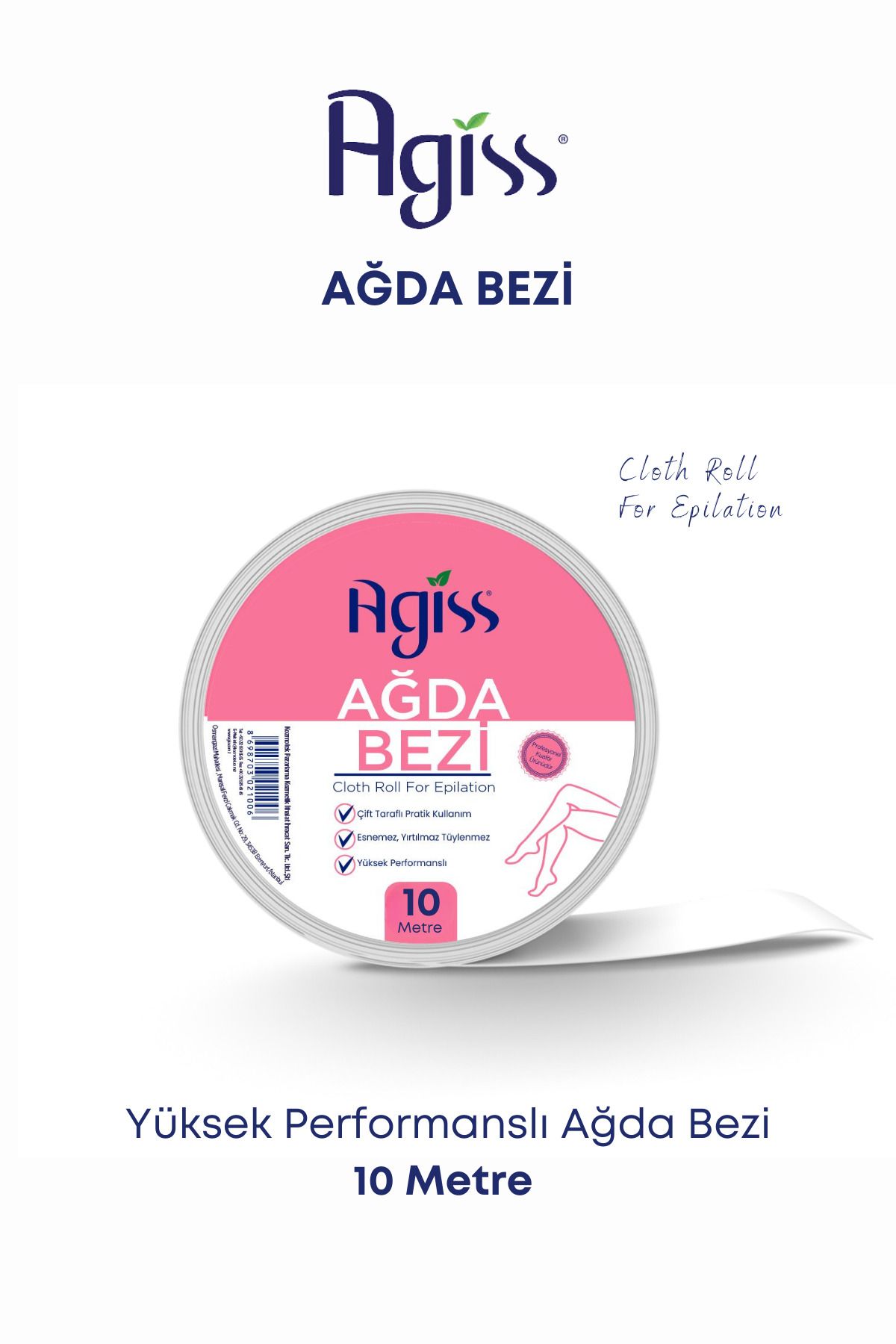 AGISS Rulo Ağda Bezi 10 m