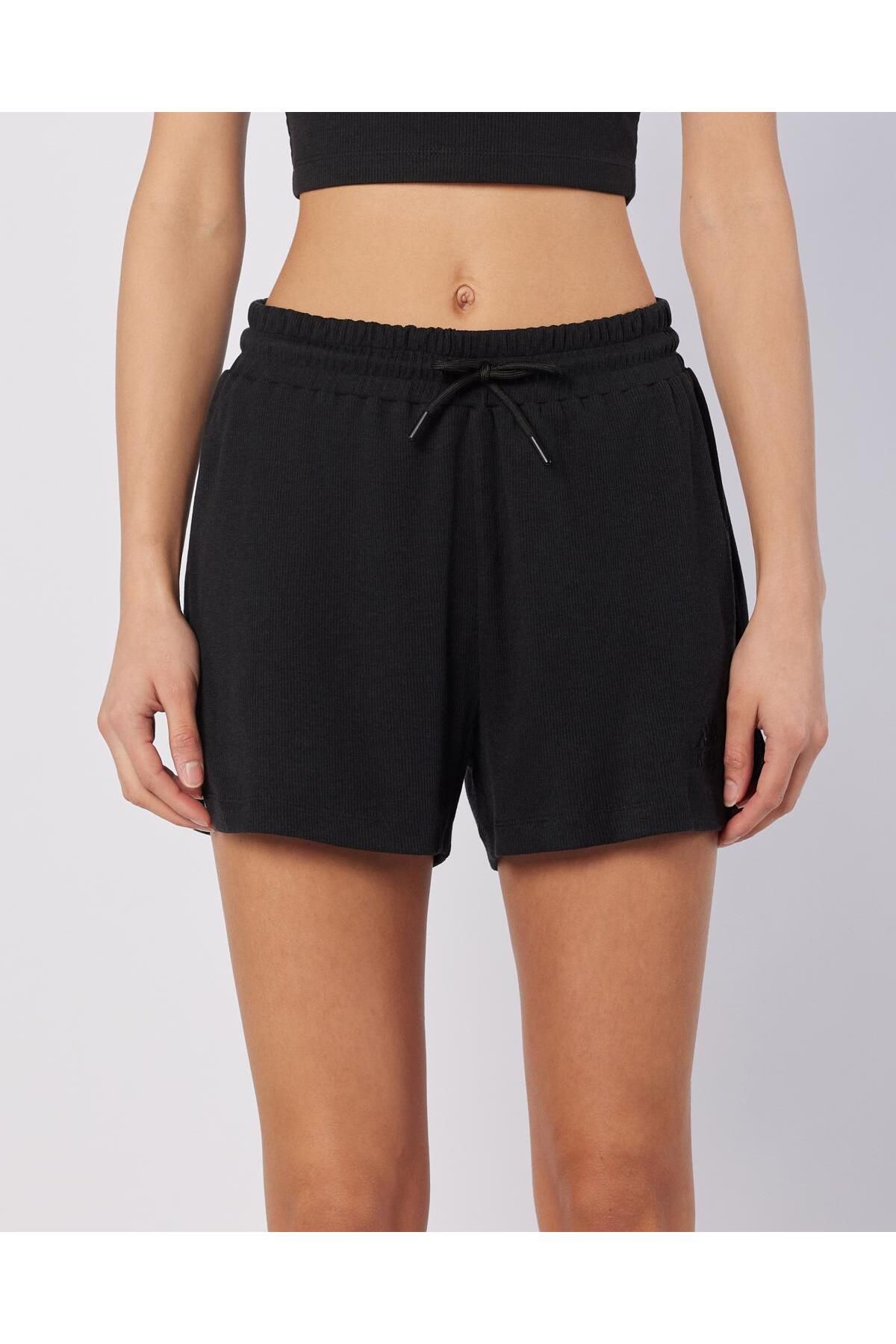 Kappa Leda Short Kadın Siyah Regular Fit Şort