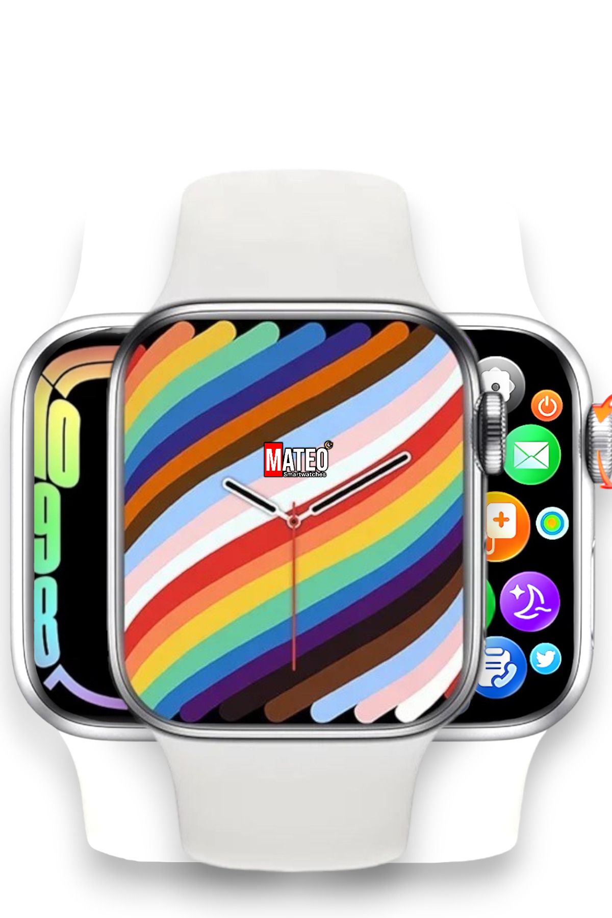 MATEO Watch 7 Akıllı Saat T700s Beyaz