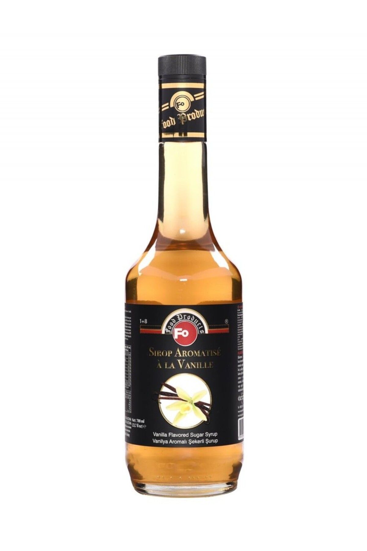FO Vanilya Aromalı Kahve Şurubu - Şekerli 700 ml
