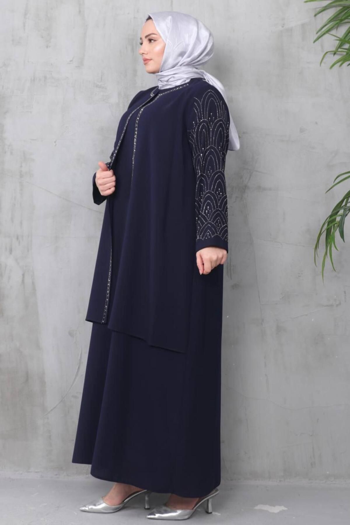SAFİR MODA AVM Safir Moda Avm Kolu Tam Taşlı Elbise Modelleri