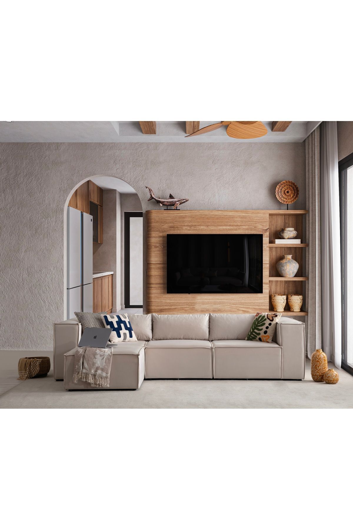 NEXHOME Modüler L Köşe Koltuk Takımı