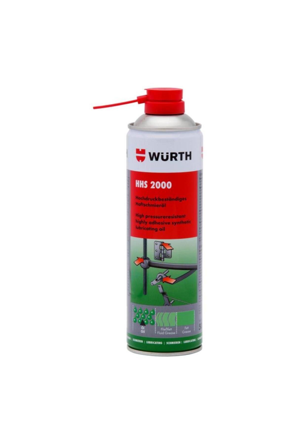 Würth Hhs 2000 Sıvı Gres Tutunma Özellikli Yağlayıcı 500 ml