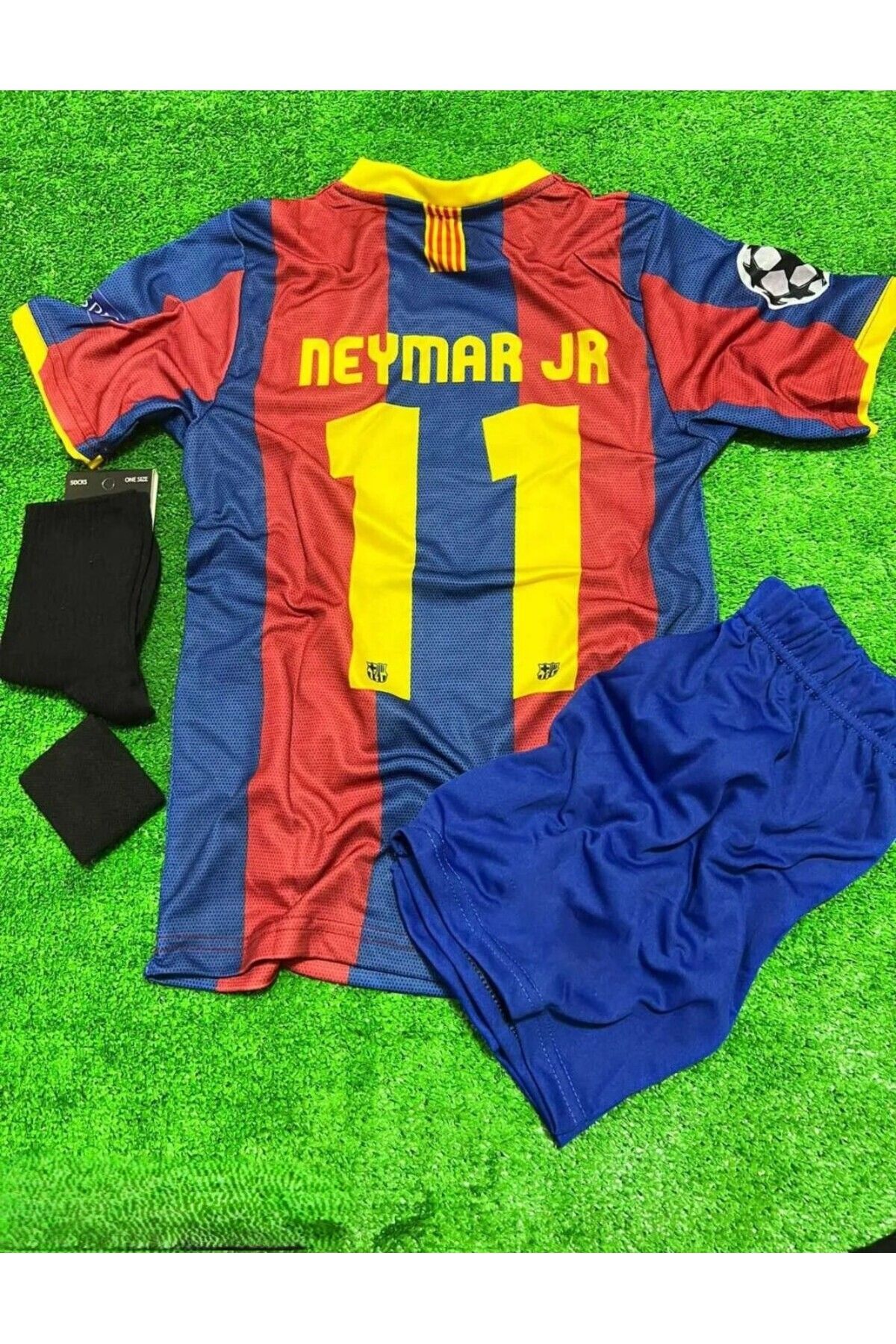 BARBITOS B.a.r.c.e.l.o.n.a neymar 2015 sezon retro çocuk forması 4lü set