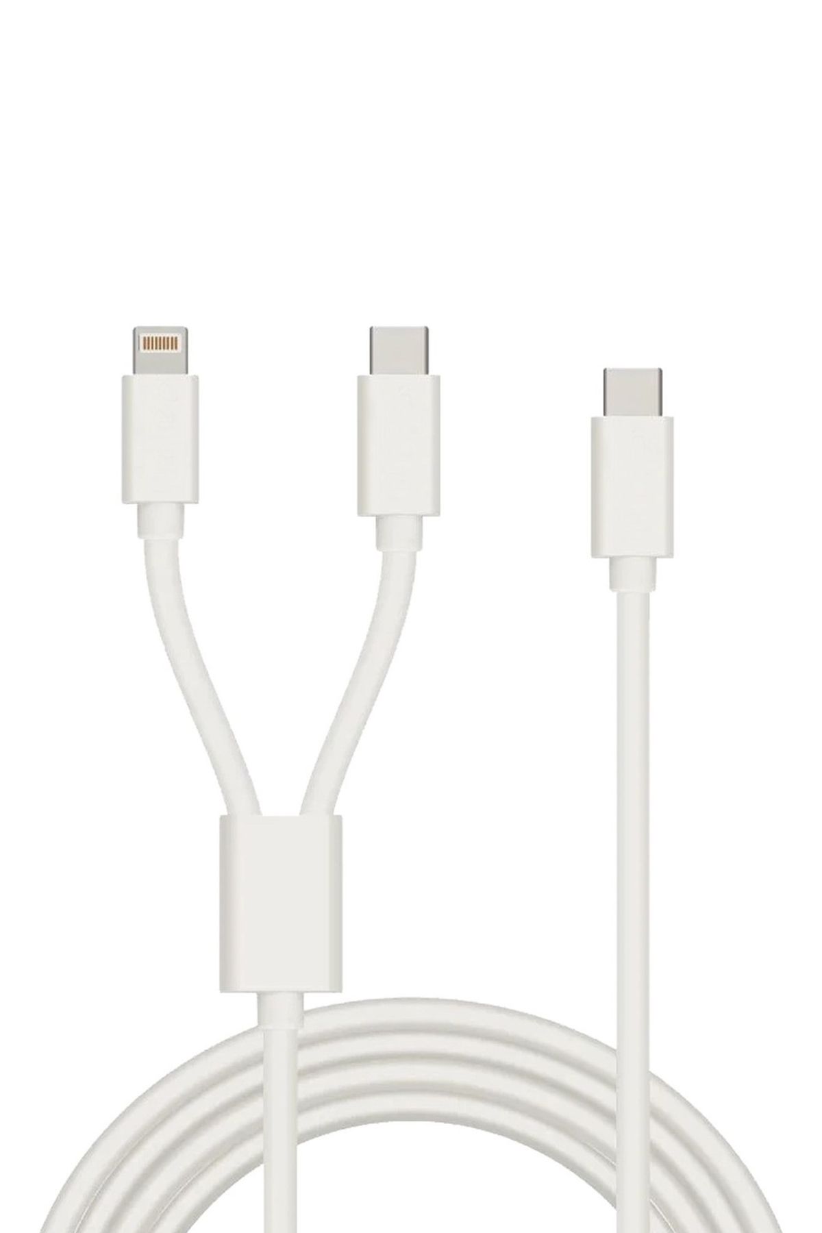 nextbuy 2in1 120W 3A Type-Iphone Android Type-C Girişli Hızlı Şarj ve Data Kablosu SX31C