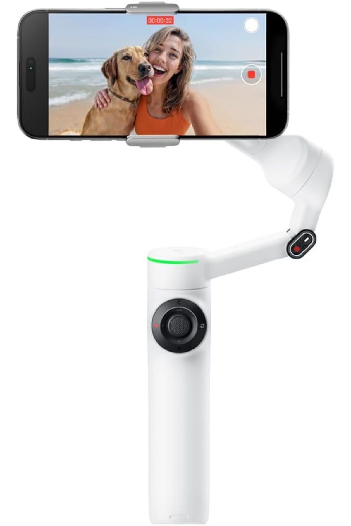 Insta360 Flow 2 Pro Gri - Katlanabilir AI Telefon Gimbal