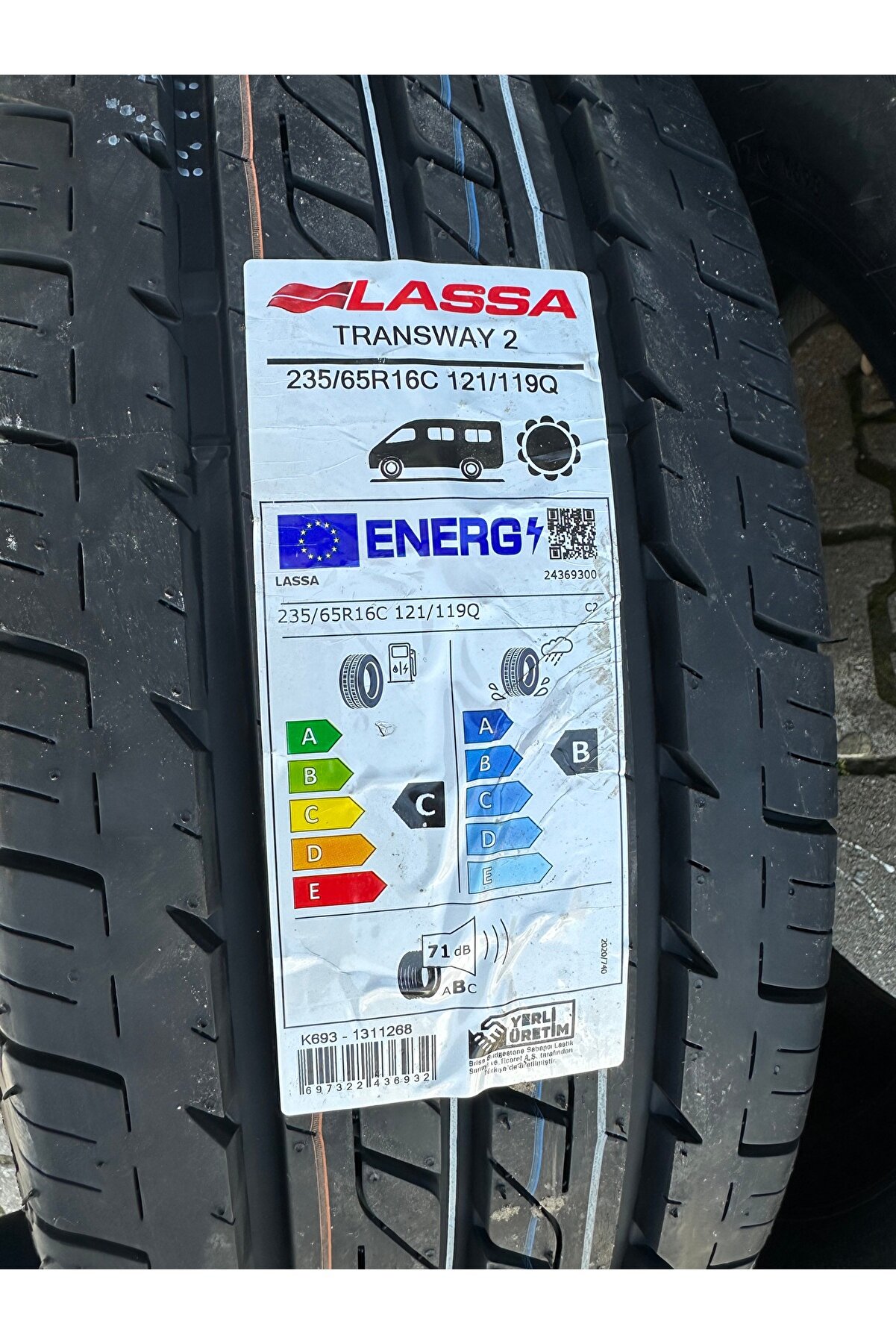 235/65R16C 121/119 TRANSWAY2 LASSA (2025)